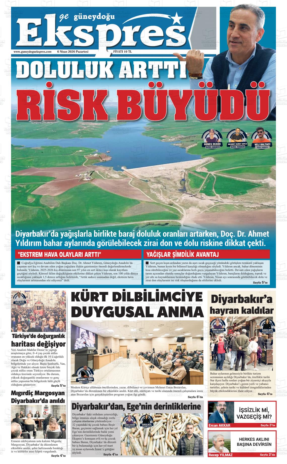 Diyarbakir Geguneydoguekspres 06.04.2026