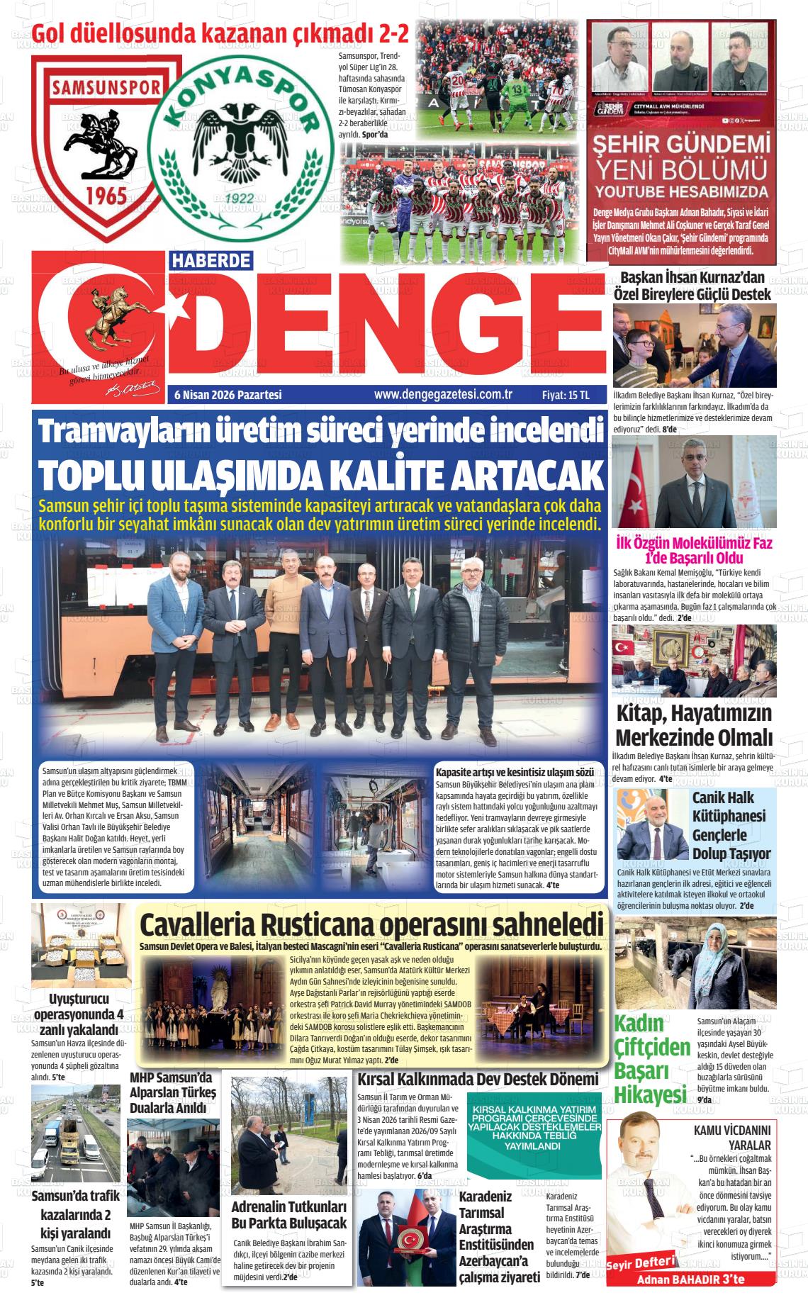 Samsun Haberdedenge 06.04.2026