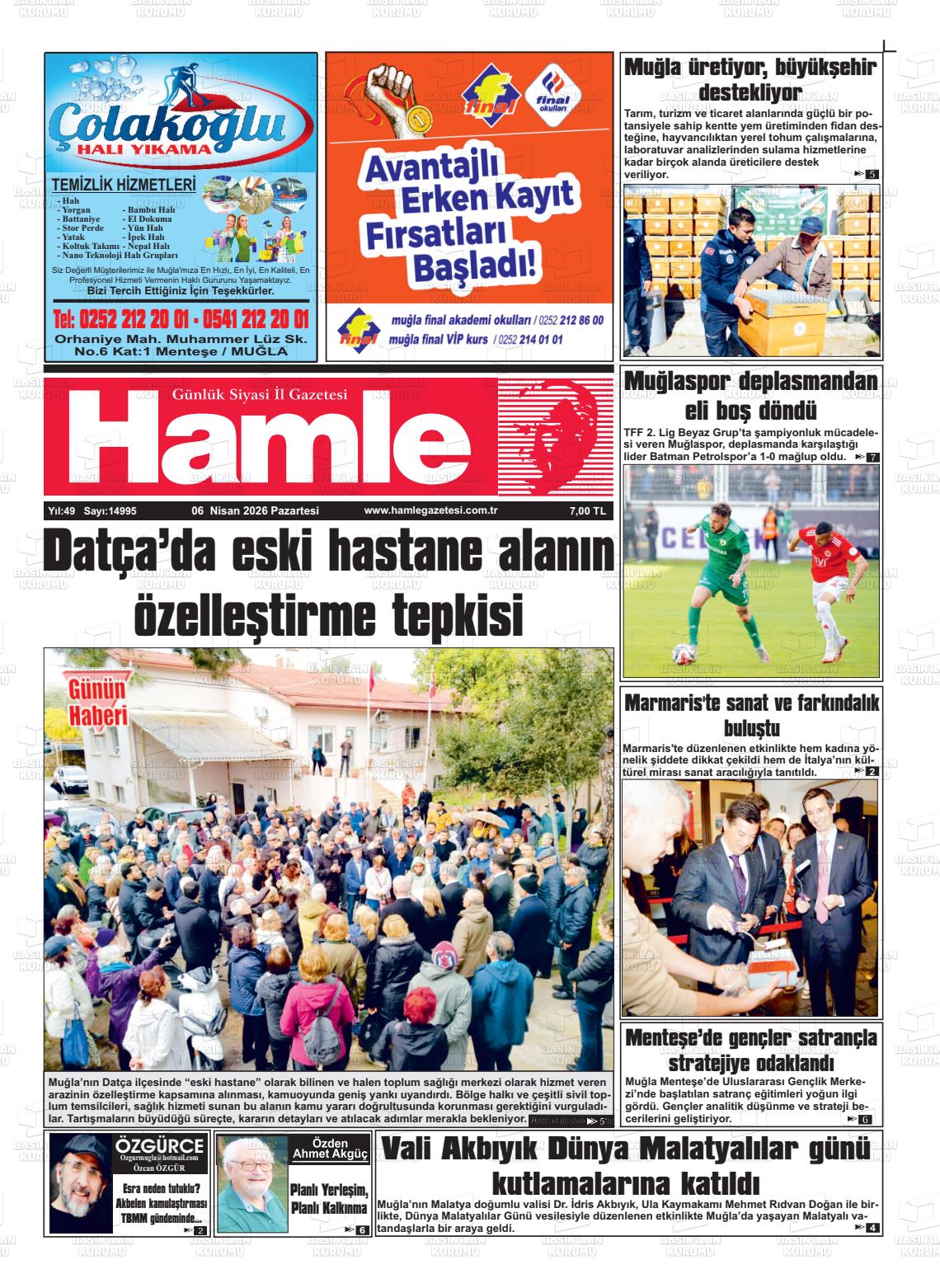 Mugla Hamle 06.04.2026