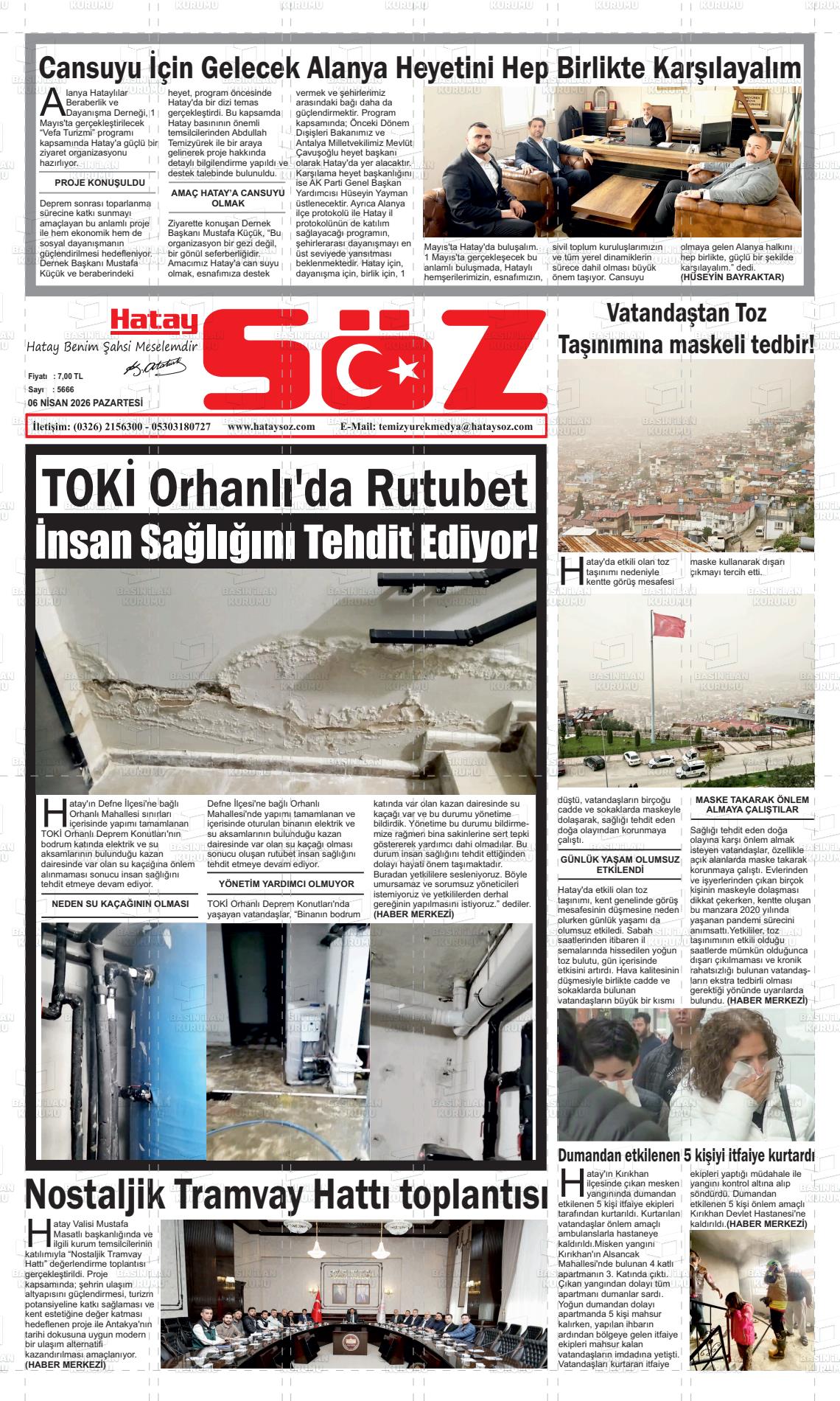 Hatay Soz 06.04.2026