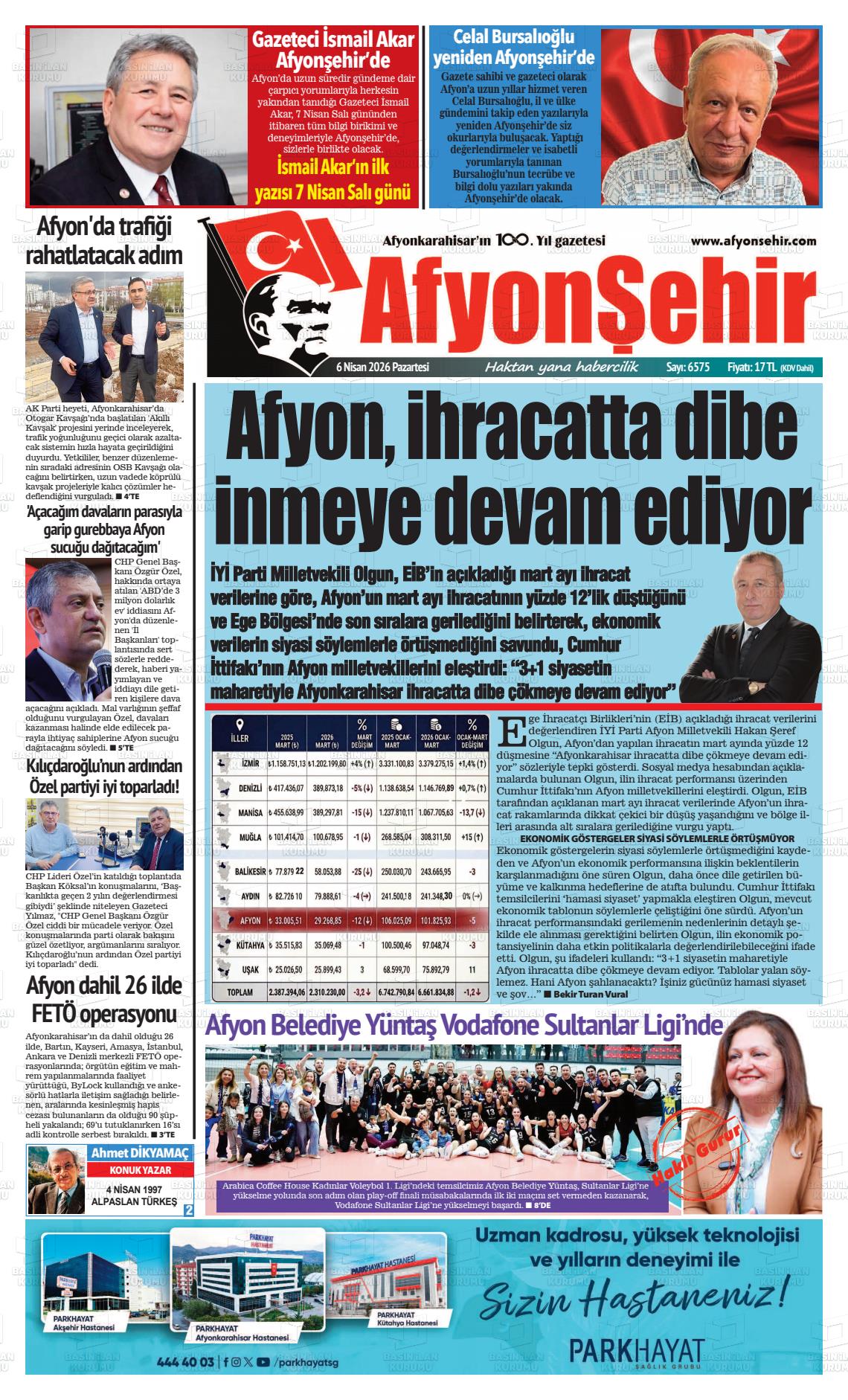 Afyonkarahisar Hisar 06.04.2026