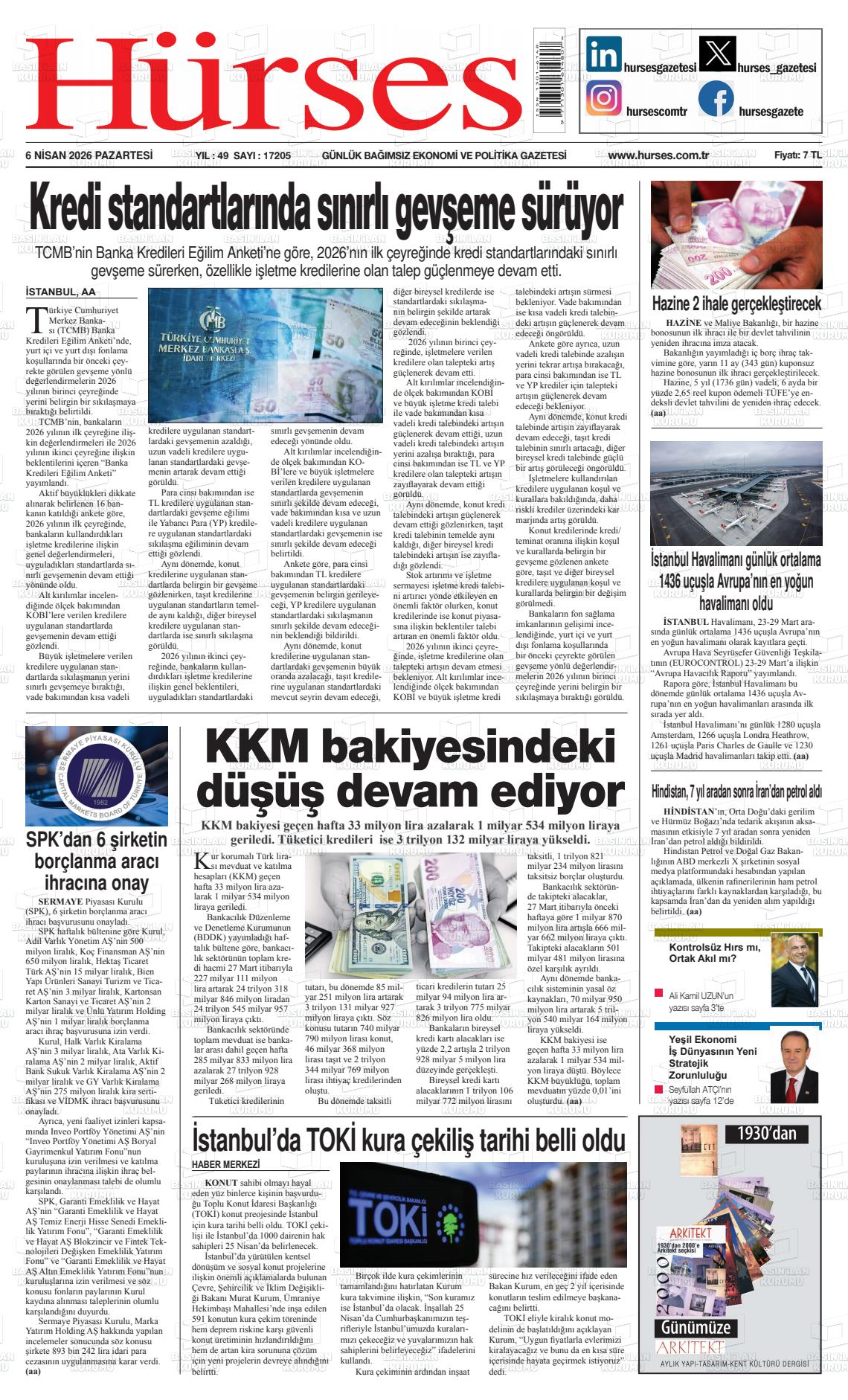 Hürses Gazetesi 06.04.2026