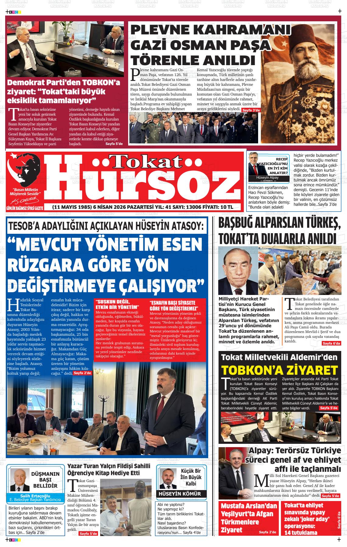 Tokat Hursoz 06.04.2026