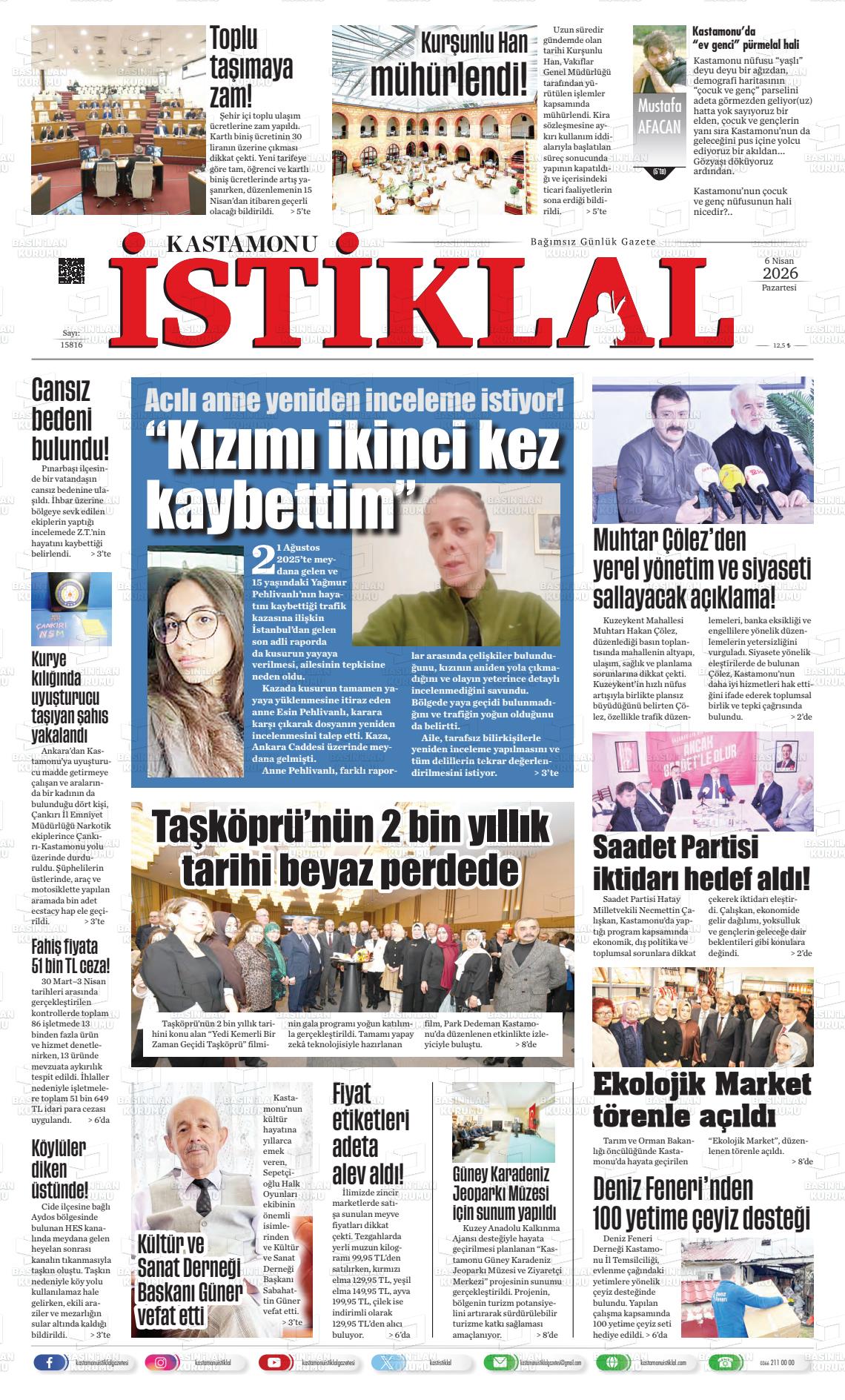 Kastamonu 06.04.2026