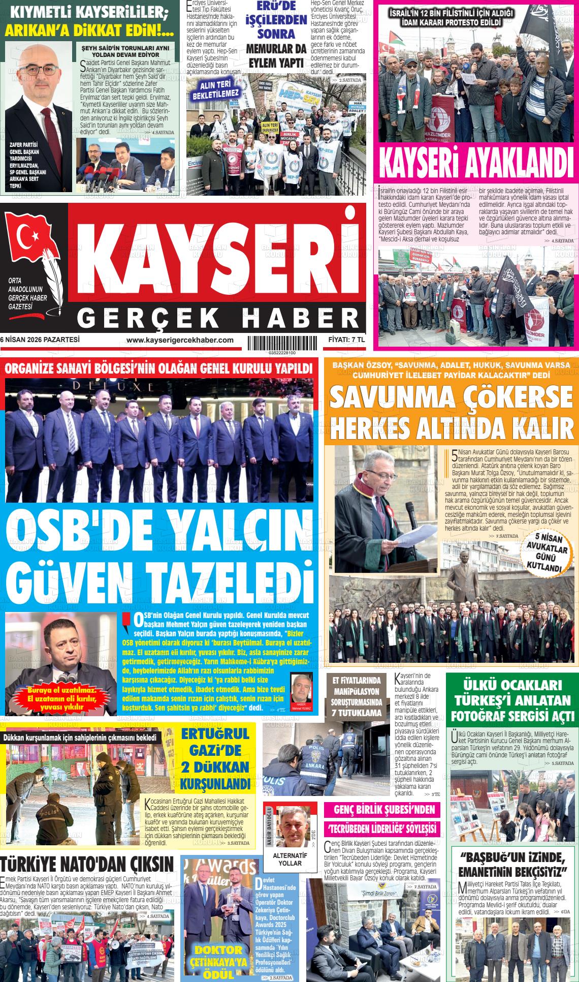 Kayseri Starhaber 06.04.2026