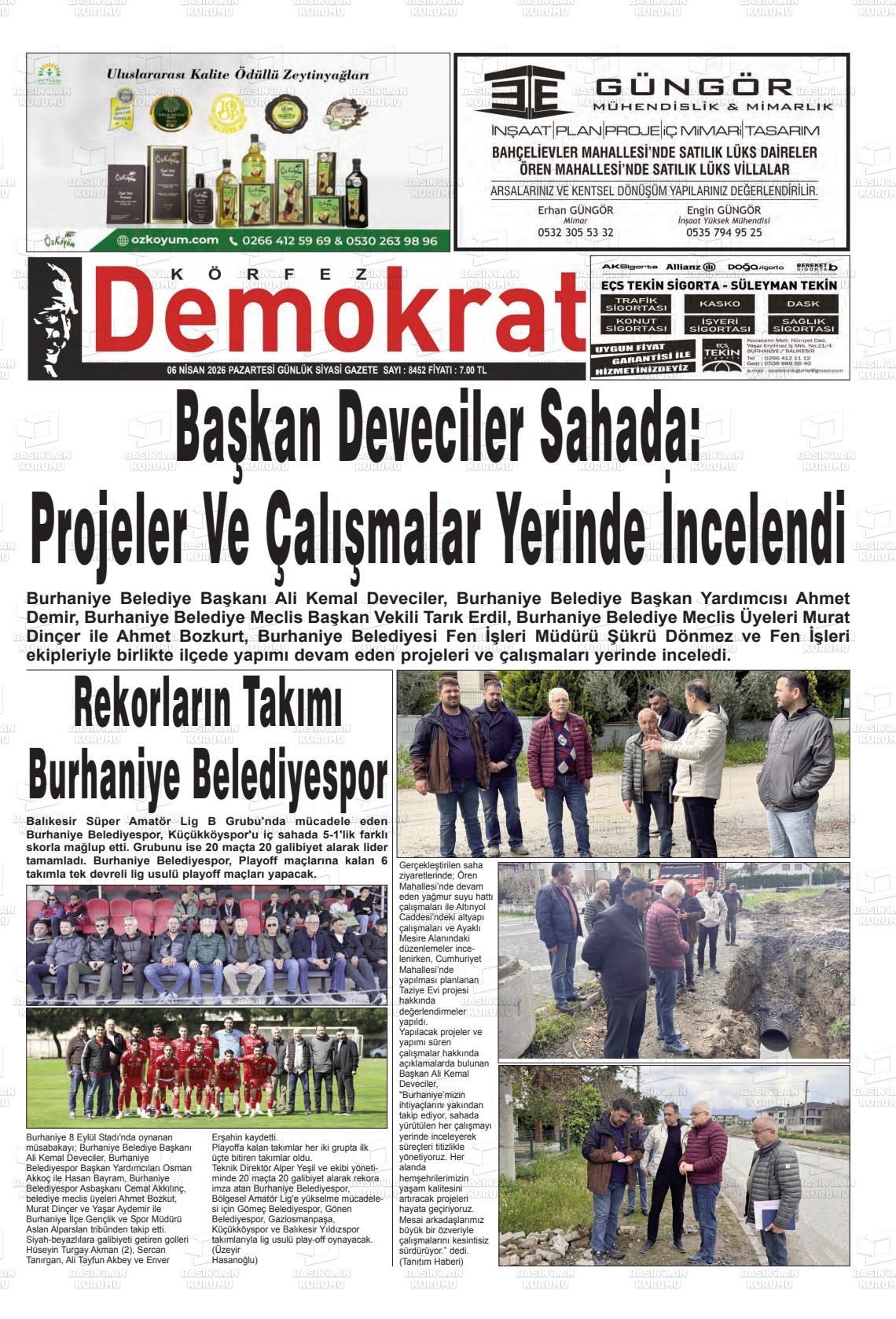 Balikesir Korfezdemokrat 06.04.2026