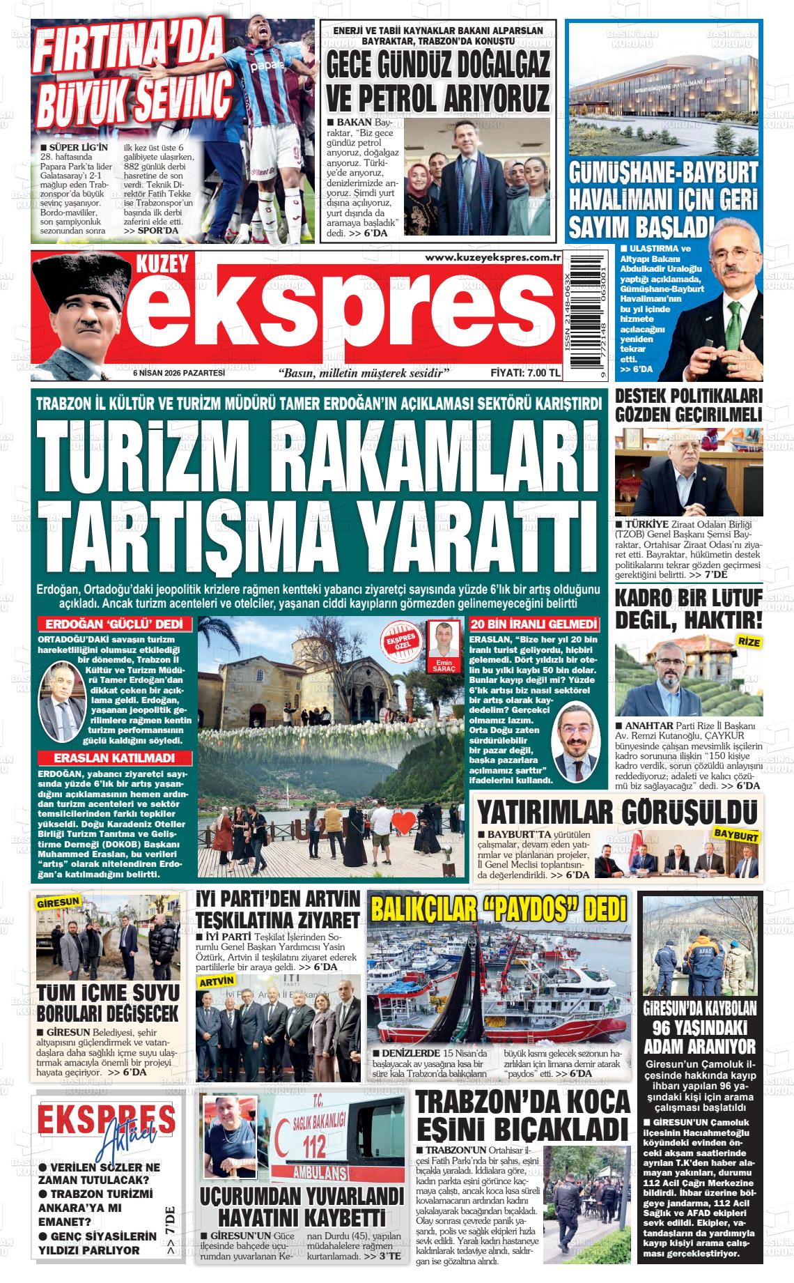 Trabzon Kuzeyekspres 06.04.2026