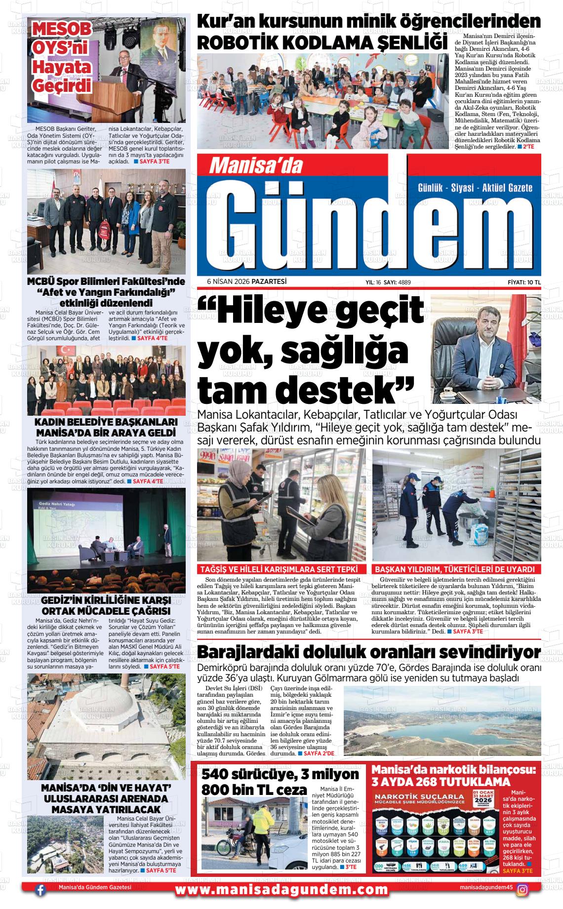 Manisa Dagundem 06.04.2026