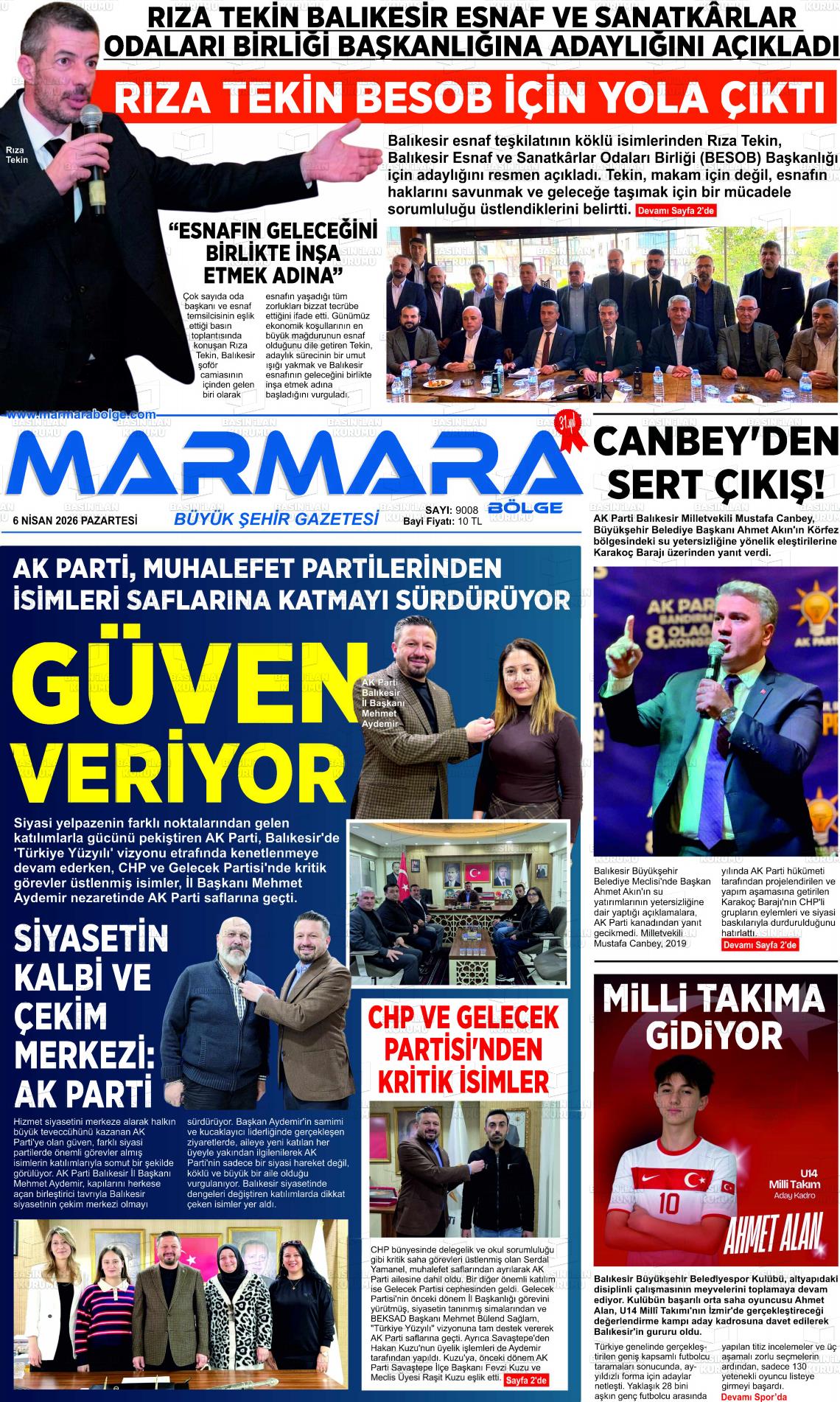 Balikesir Marmarabolge 06.04.2026