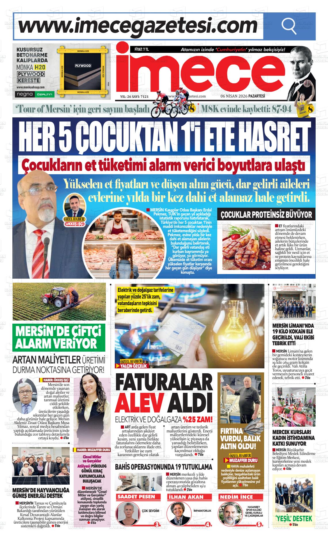 Mersin Imece 06.04.2026