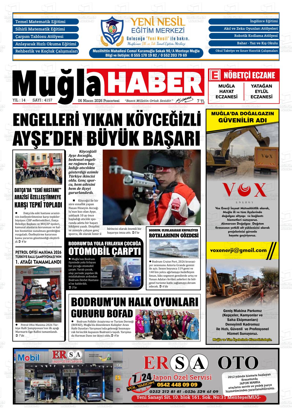Mugla Haber 06.04.2026