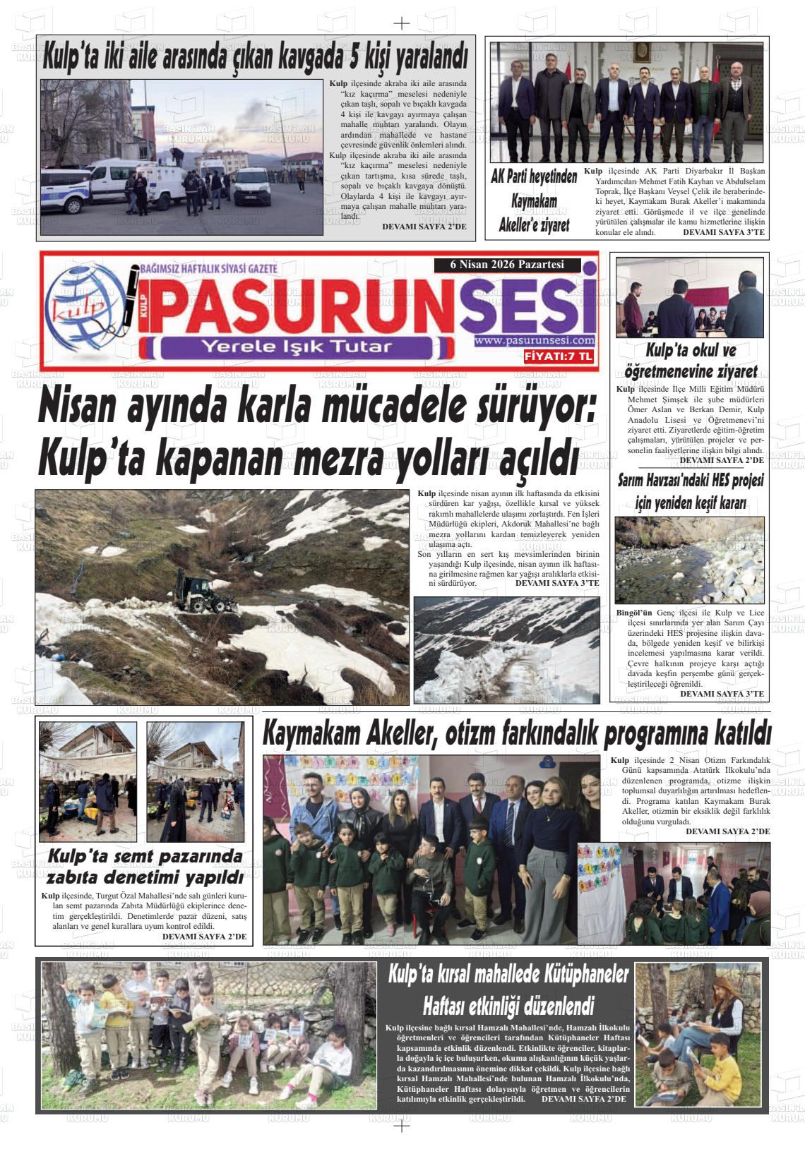 Diyarbakir Pasurunsesi 06.04.2026