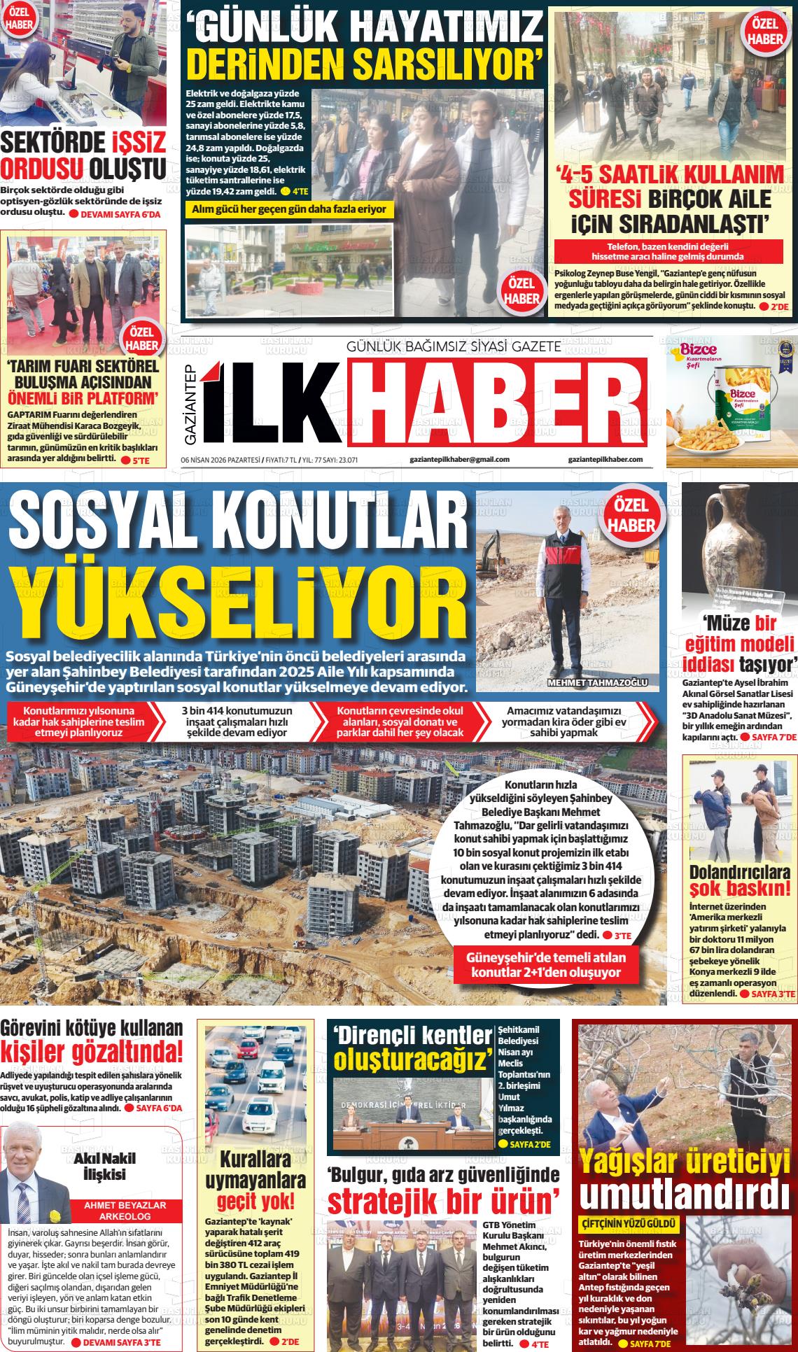 Sabah(gaziantep) 06.04.2026