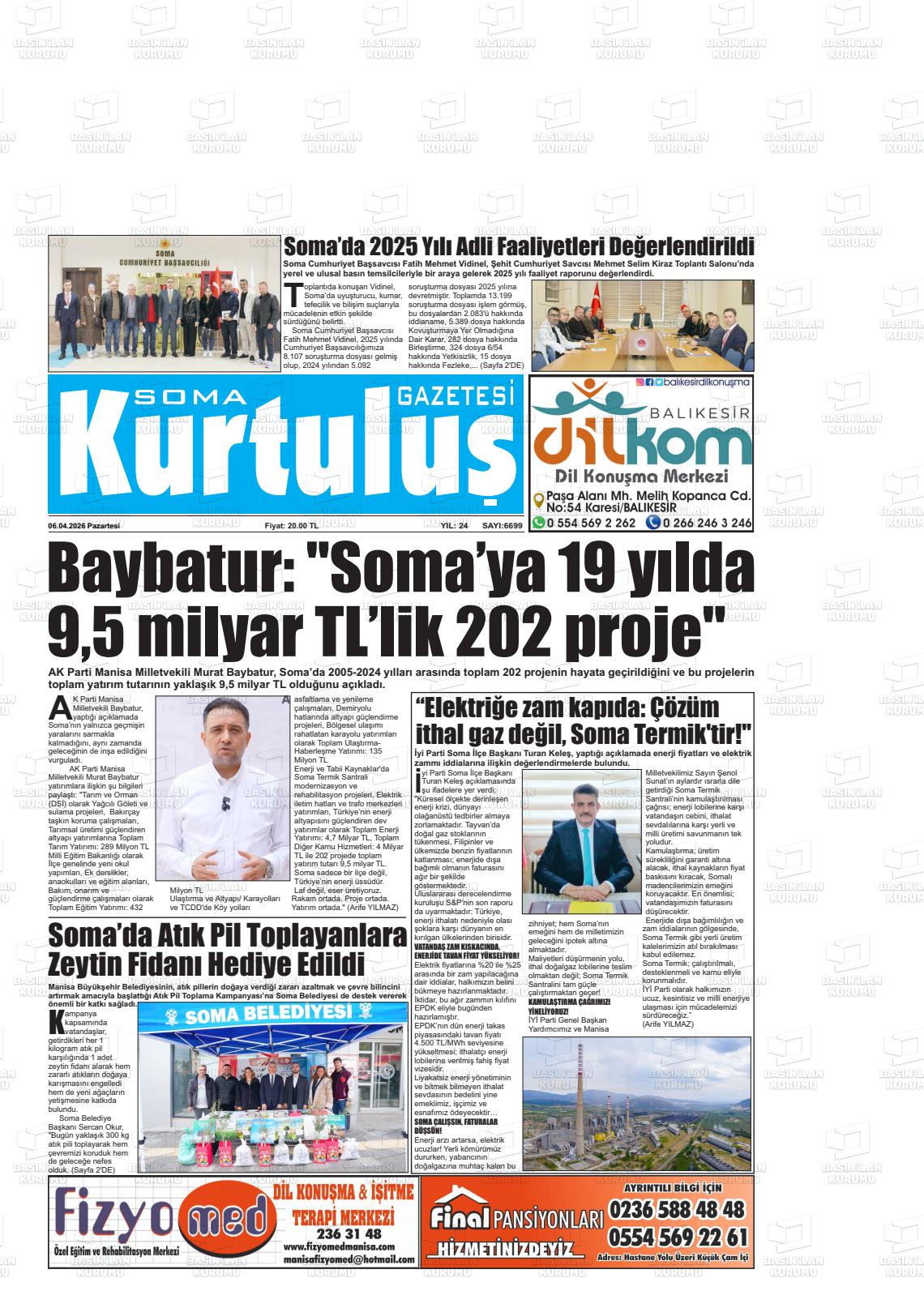 Manisa Somagundem 06.04.2026