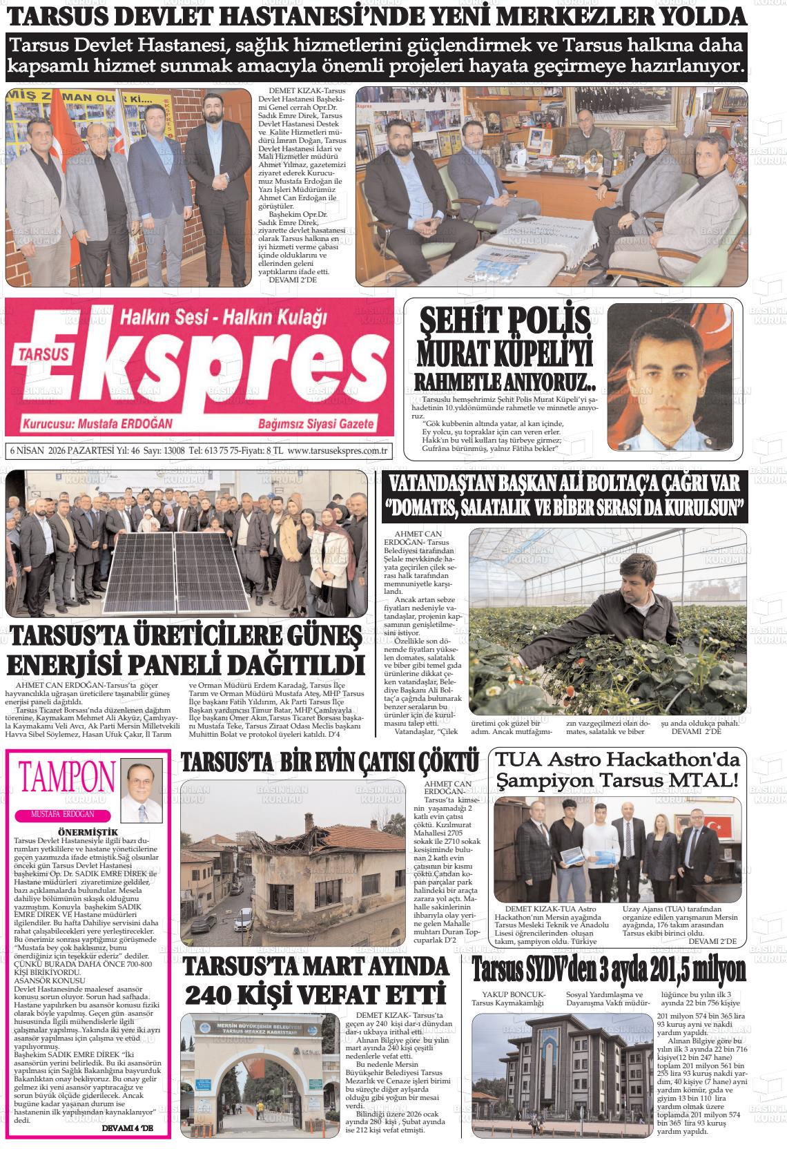 Mersin Tarsusekspres 06.04.2026