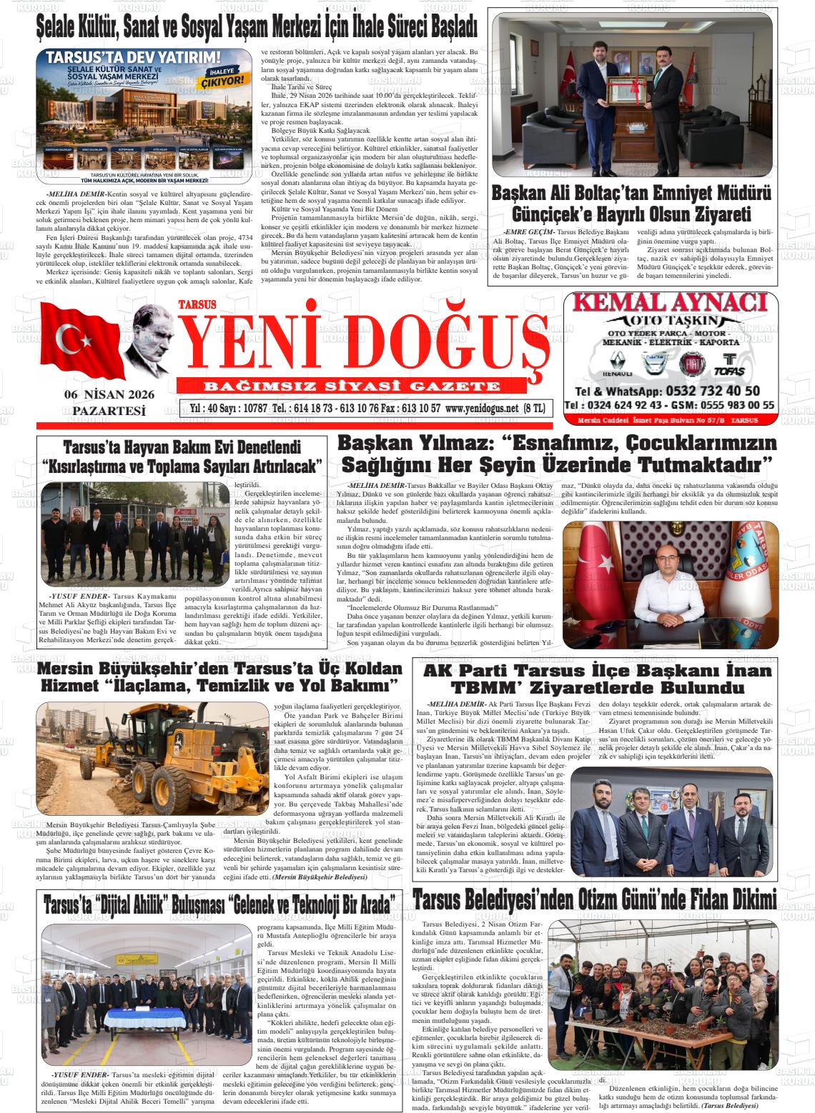 Mersin Tarsusyenidogus 06.04.2026