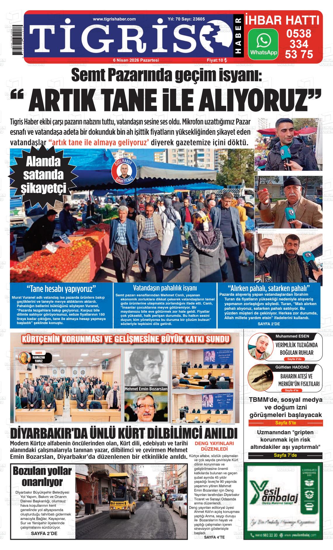 Diyarbakir Tirgis 06.04.2026