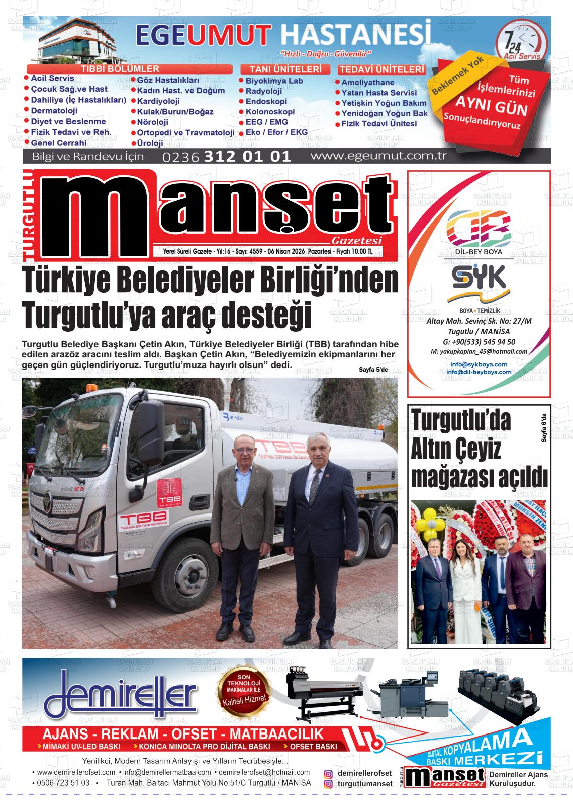 Manisa Turgutlumanset 06.04.2026