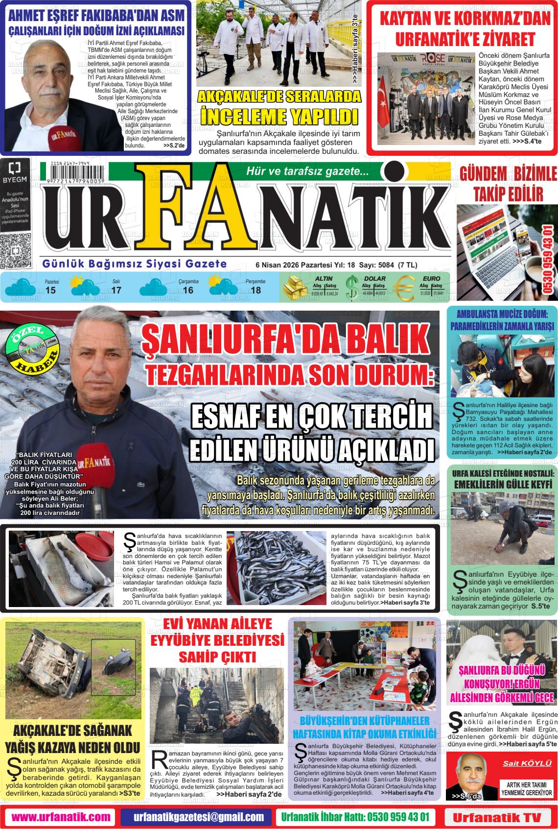 Sanliurfa Urfanatik 06.04.2026