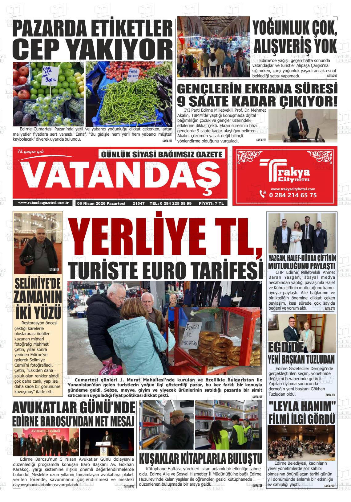 Edirne Vatandas 06.04.2026
