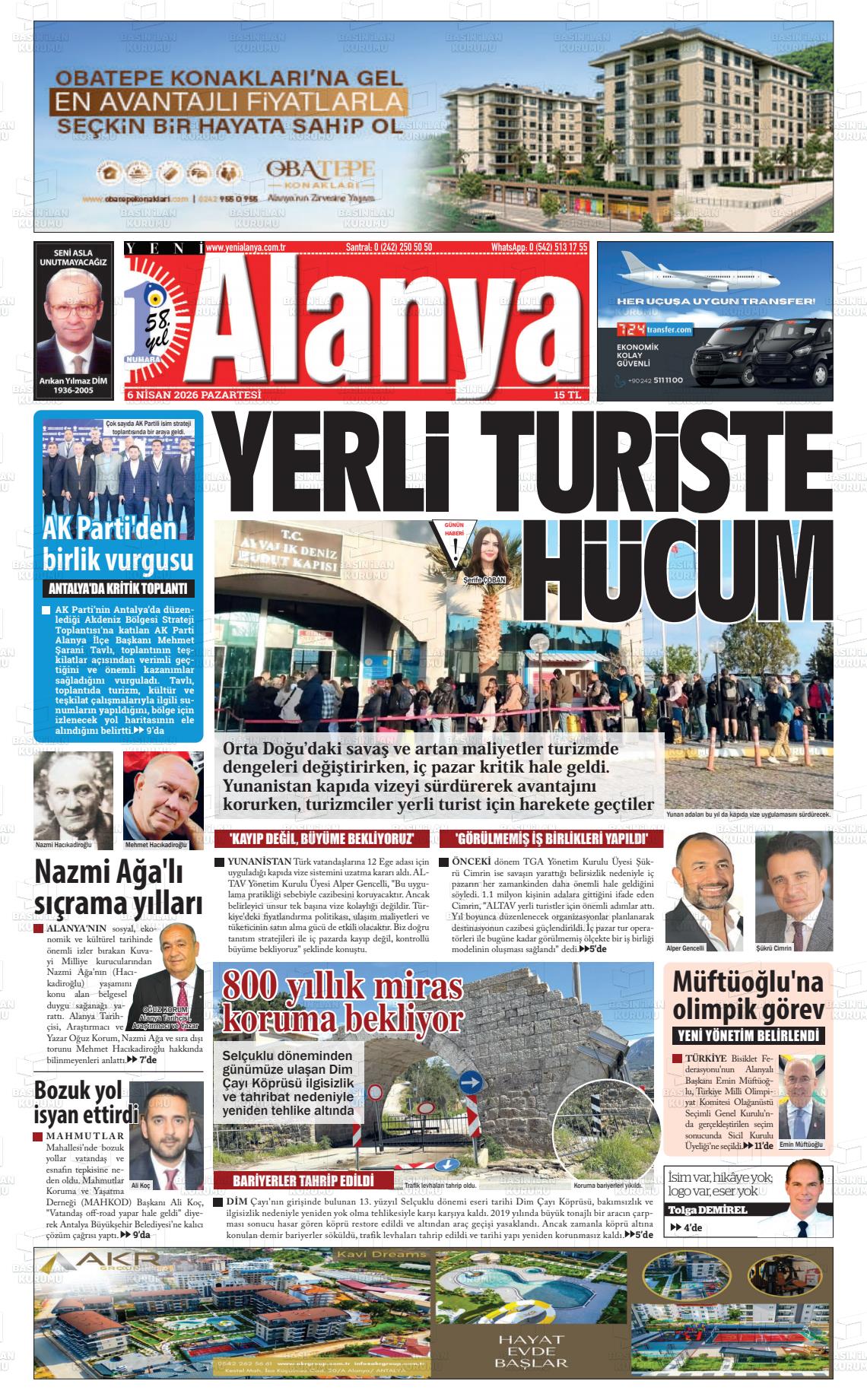 Antalya Yenialanya 06.04.2026