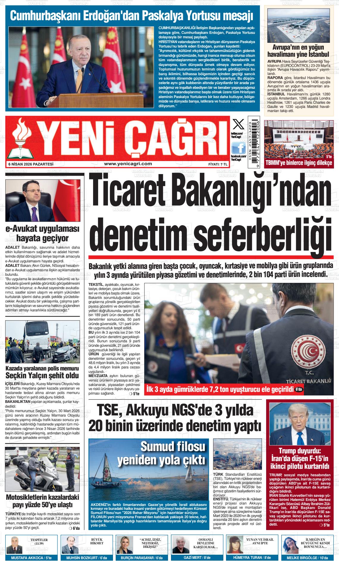 Istanbul Yenicagri 06.04.2026