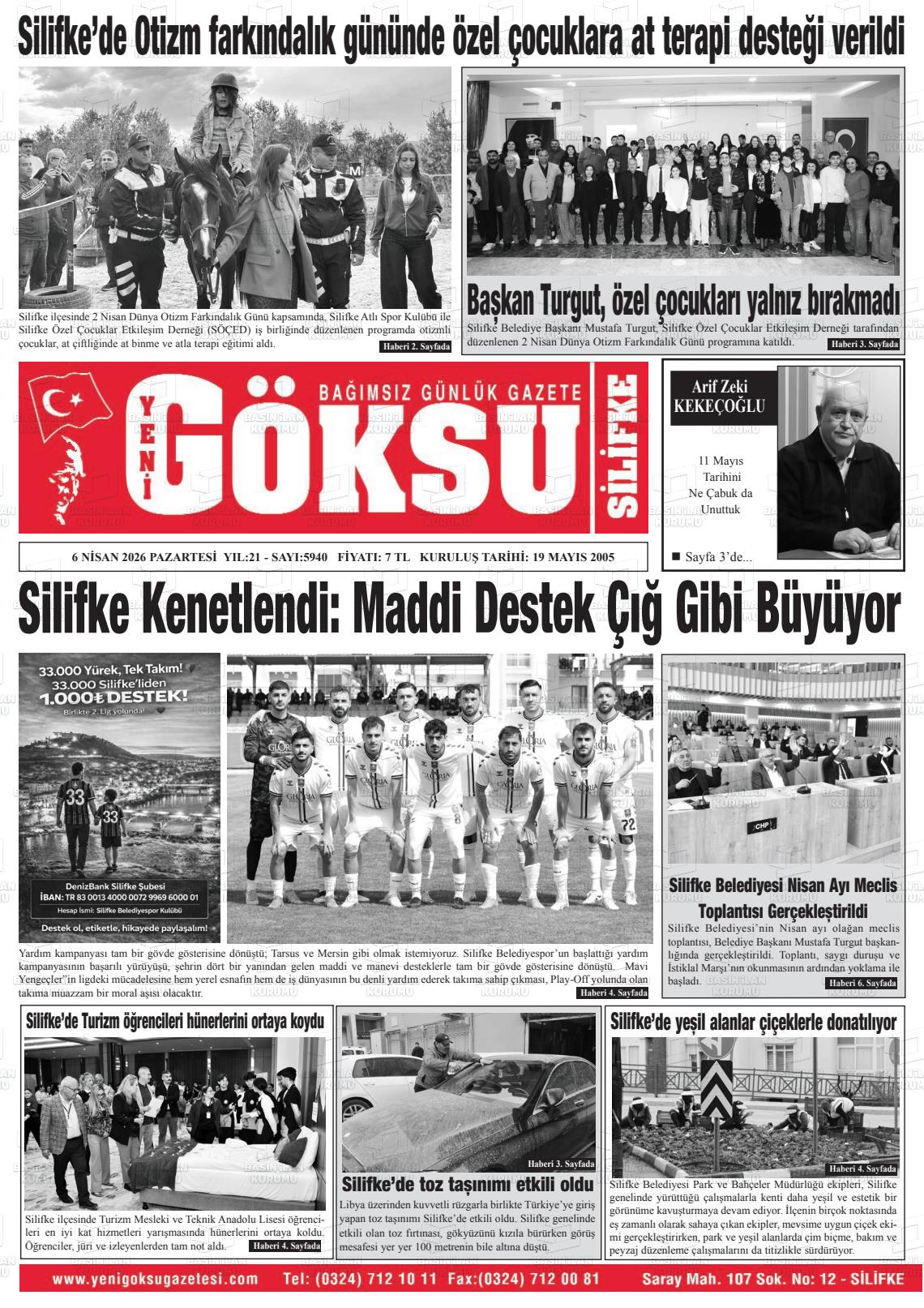 Mersin Yenigoksu 06.04.2026