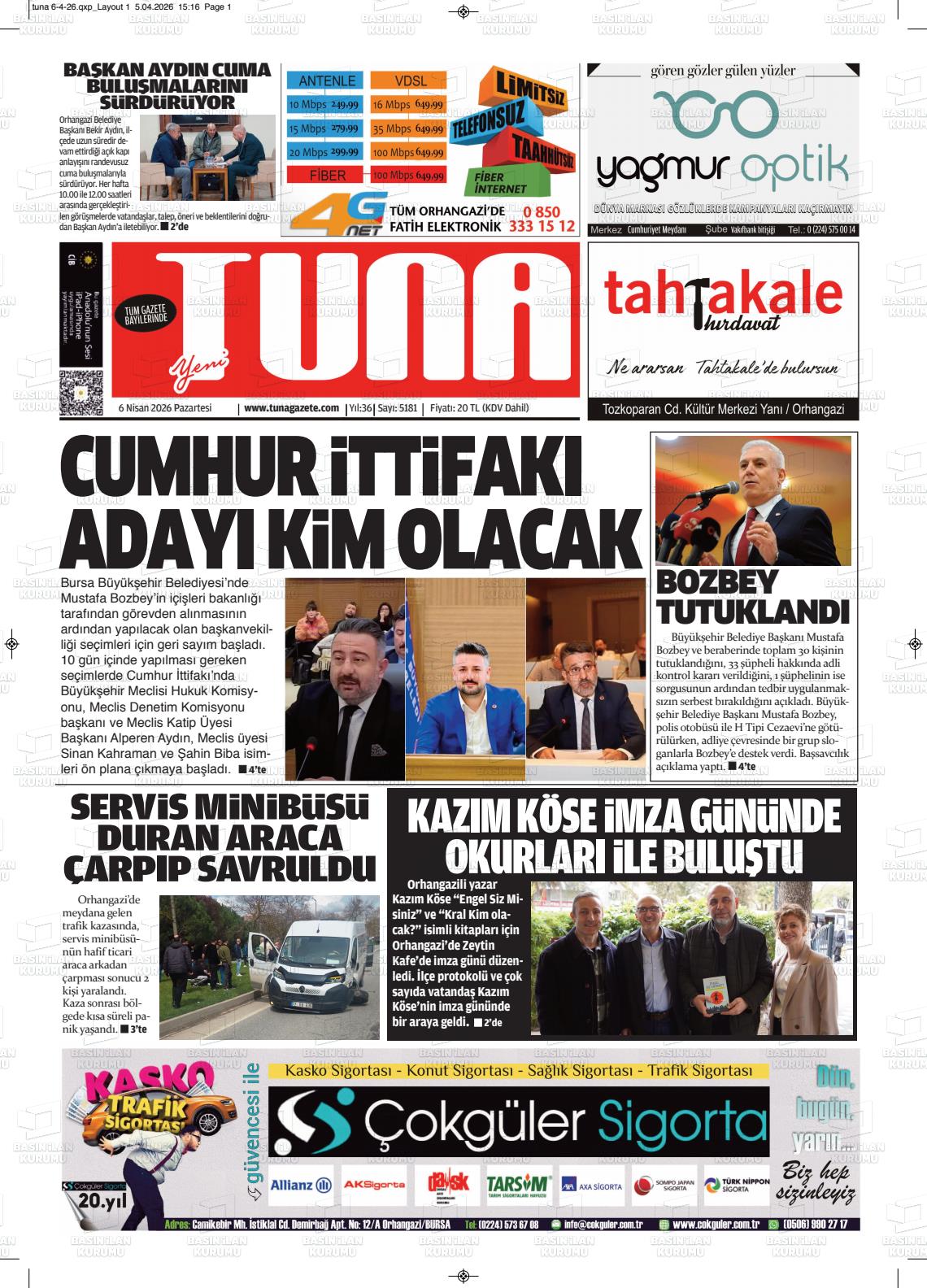 Izmir Yenigun 06.04.2026