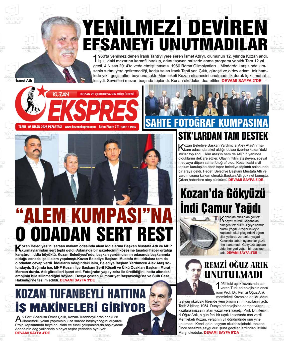 Adana Yenihursoz 06.04.2026