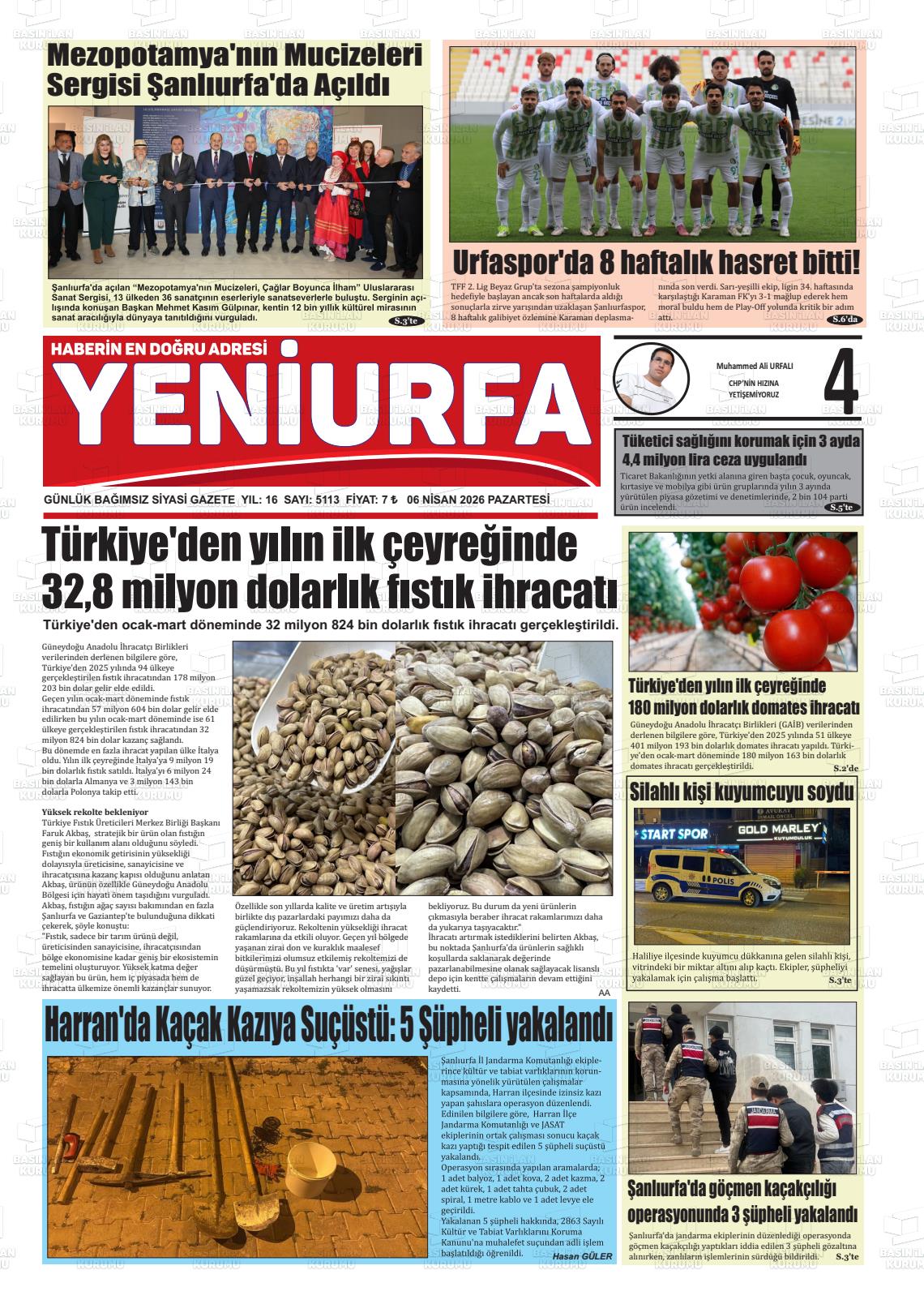 Sanliurfa Yeniurfa 06.04.2026