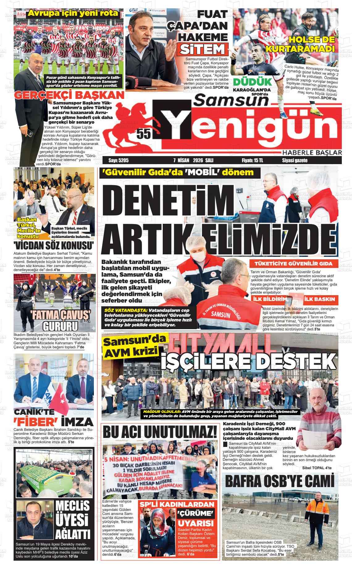 Samsun 55 Yenigun 07.04.2026