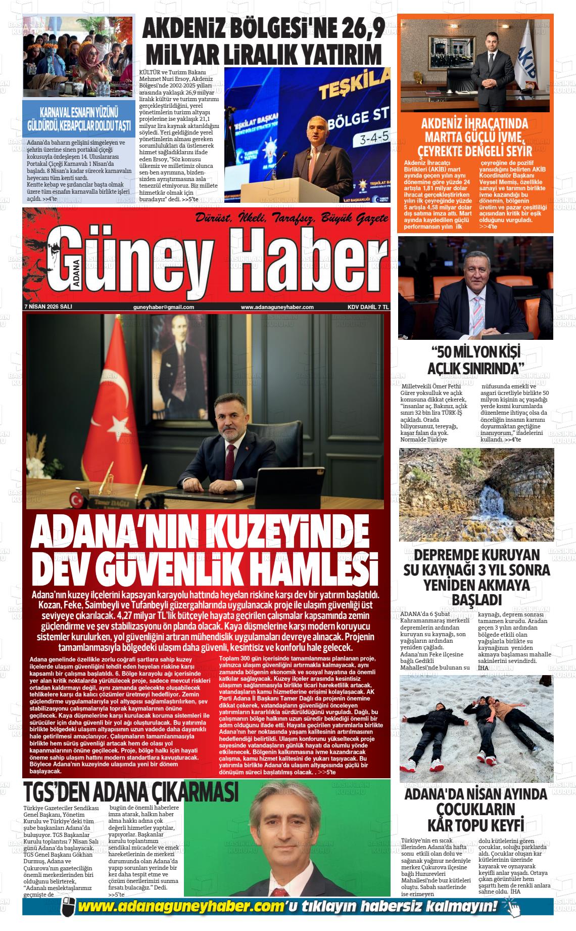 Adana Guneyhaber 07.04.2026