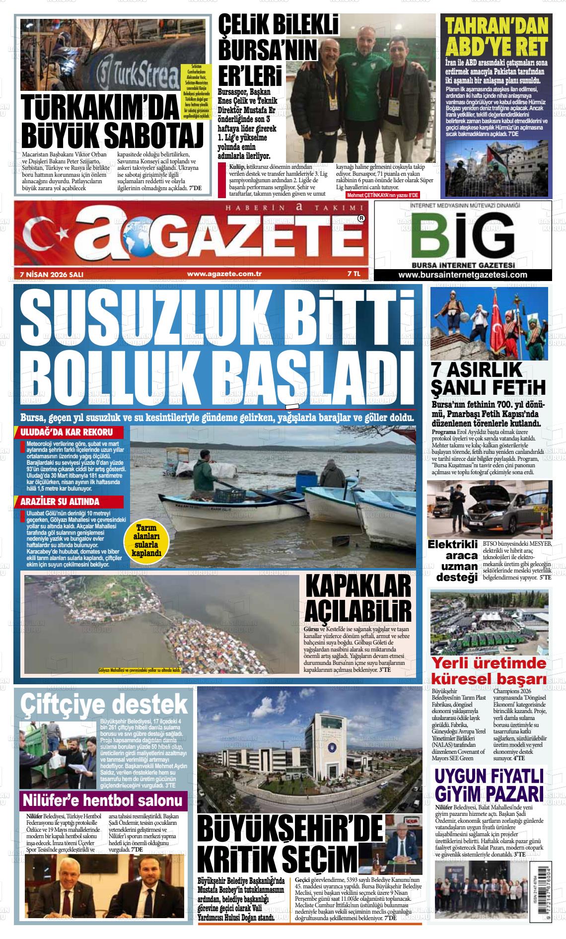 Bursa Agazete 07.04.2026