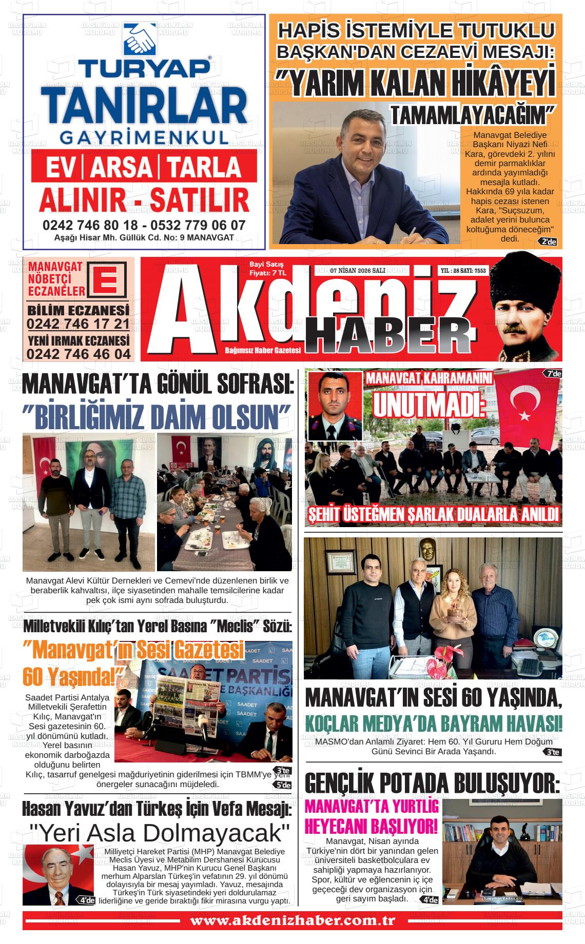 Antalya Akdenizhaber 07.04.2026