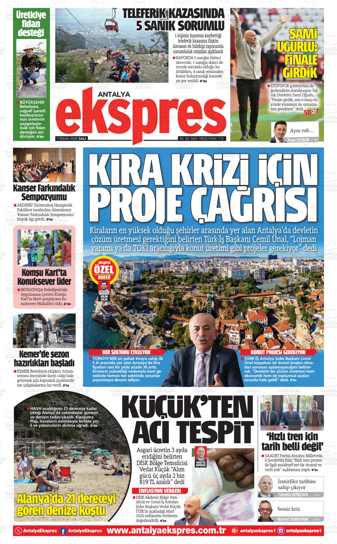 Antalya Ekspres 07.04.2026