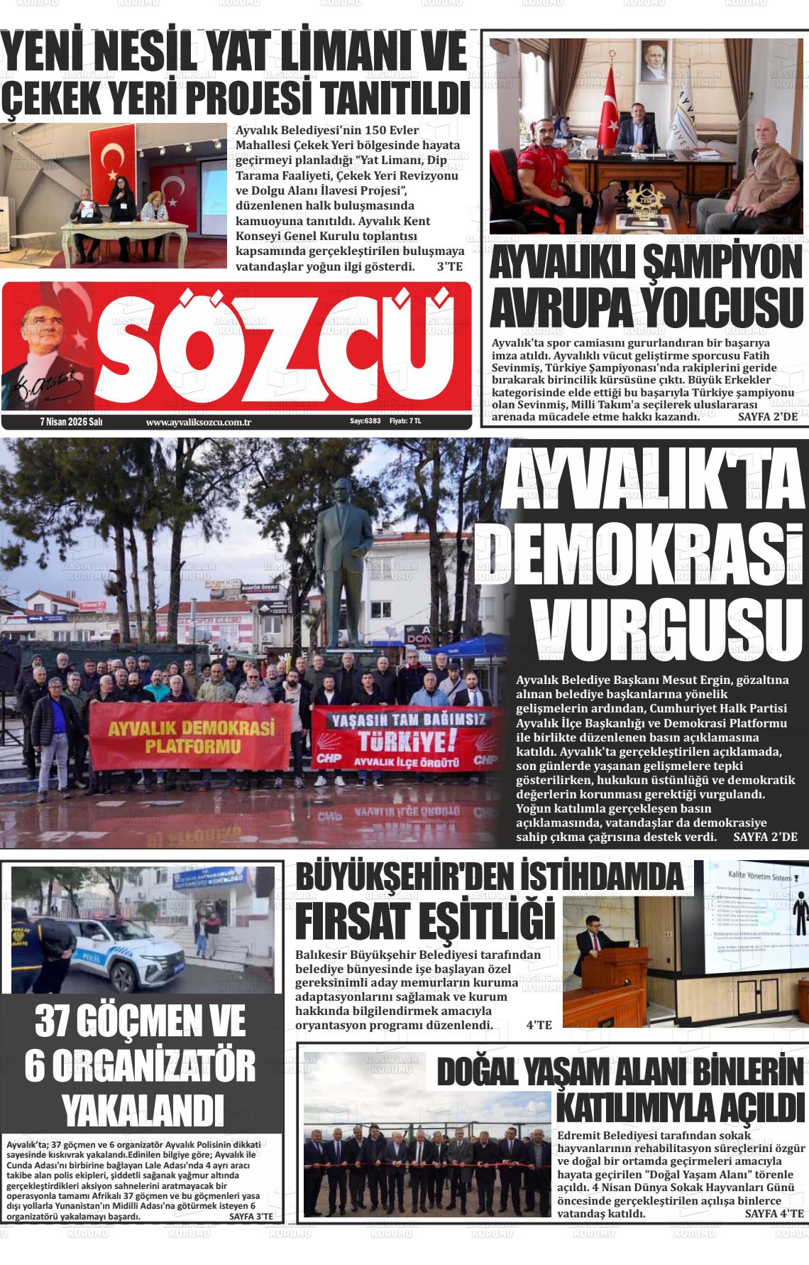 Balikesir Ayvaliksozcu 07.04.2026