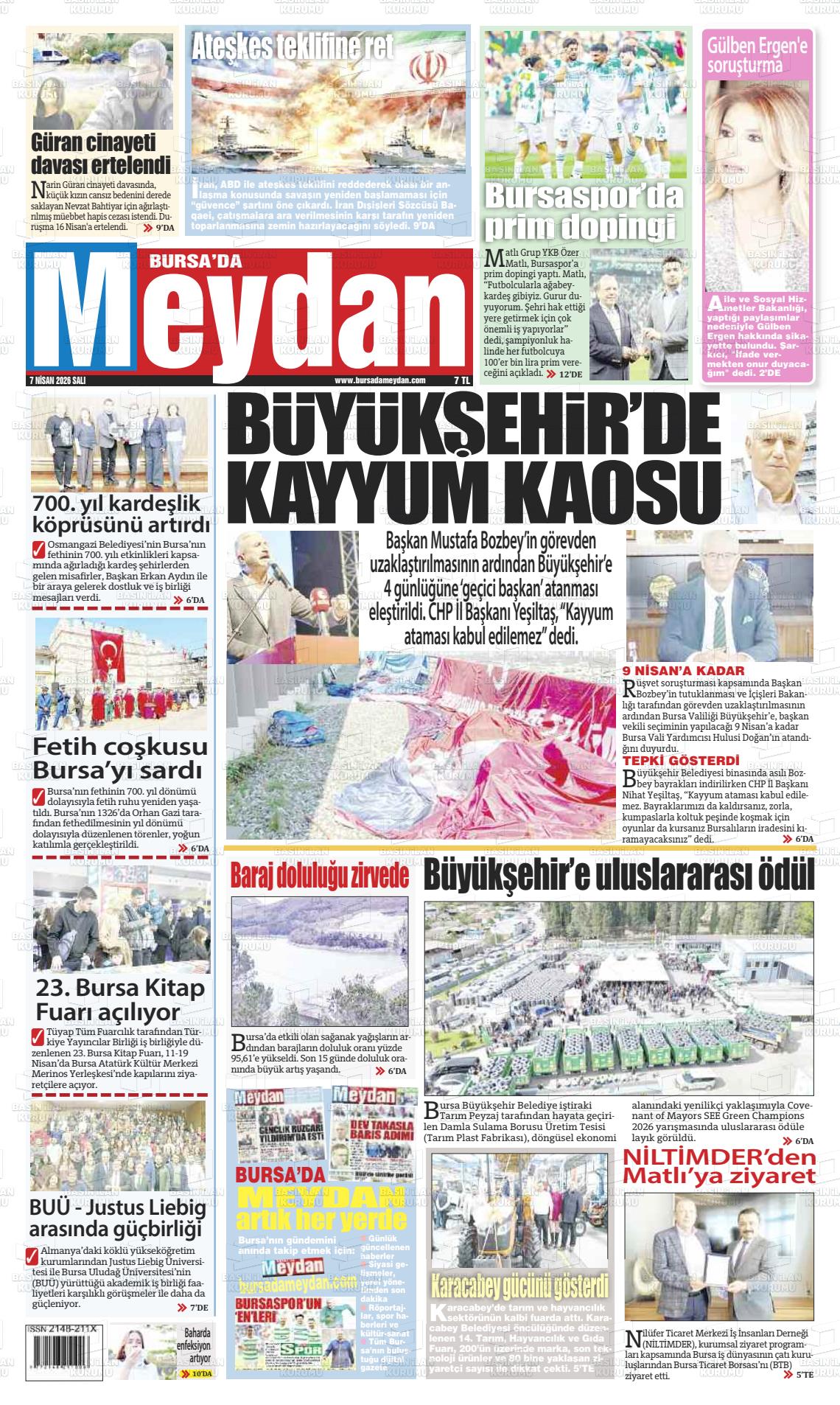 Bursa Dameydan 07.04.2026