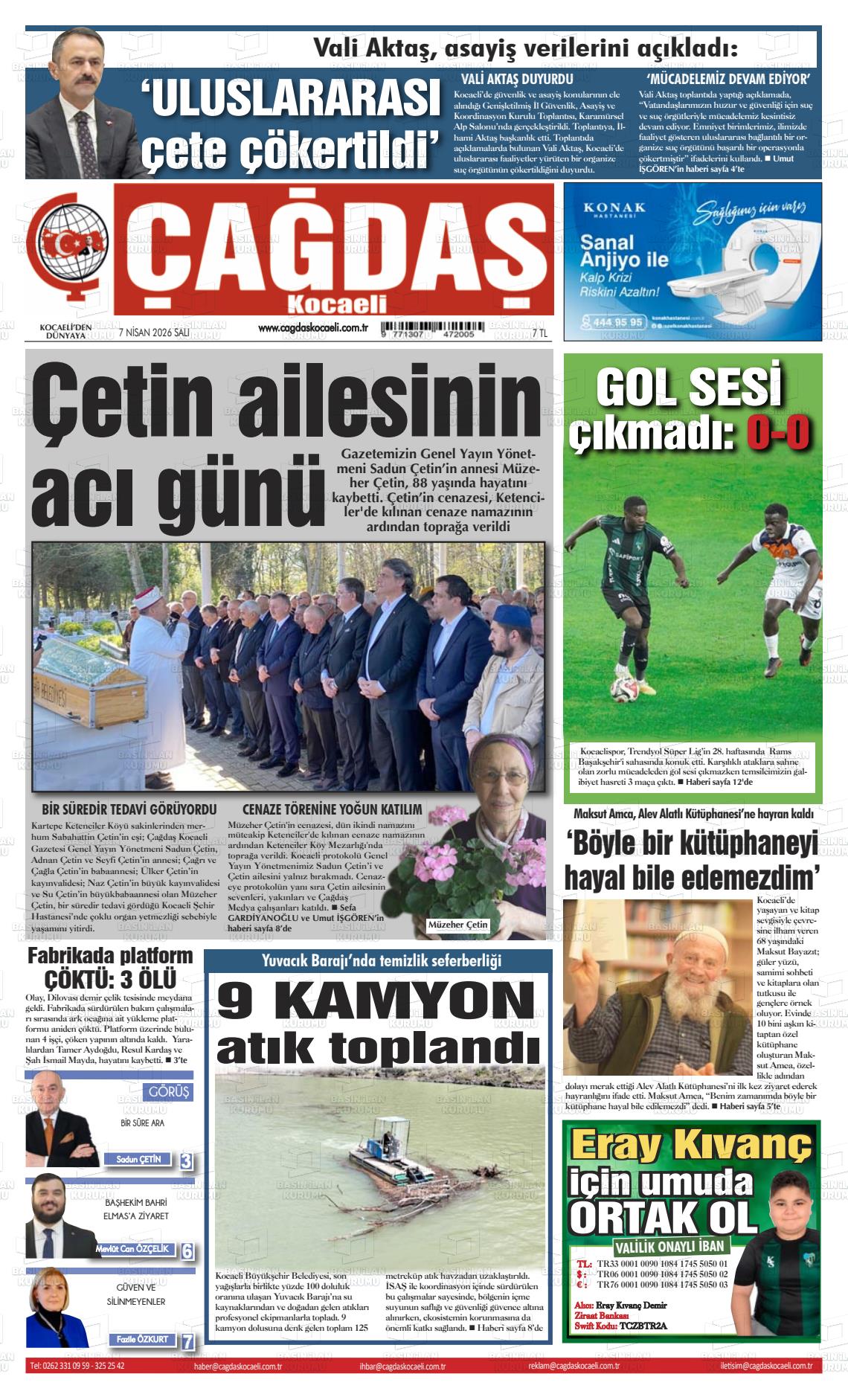 Kocaeli Cagdas 07.04.2026