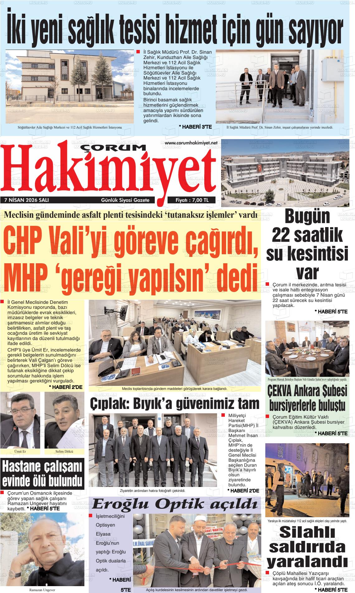 Corum Hakimiyet 07.04.2026