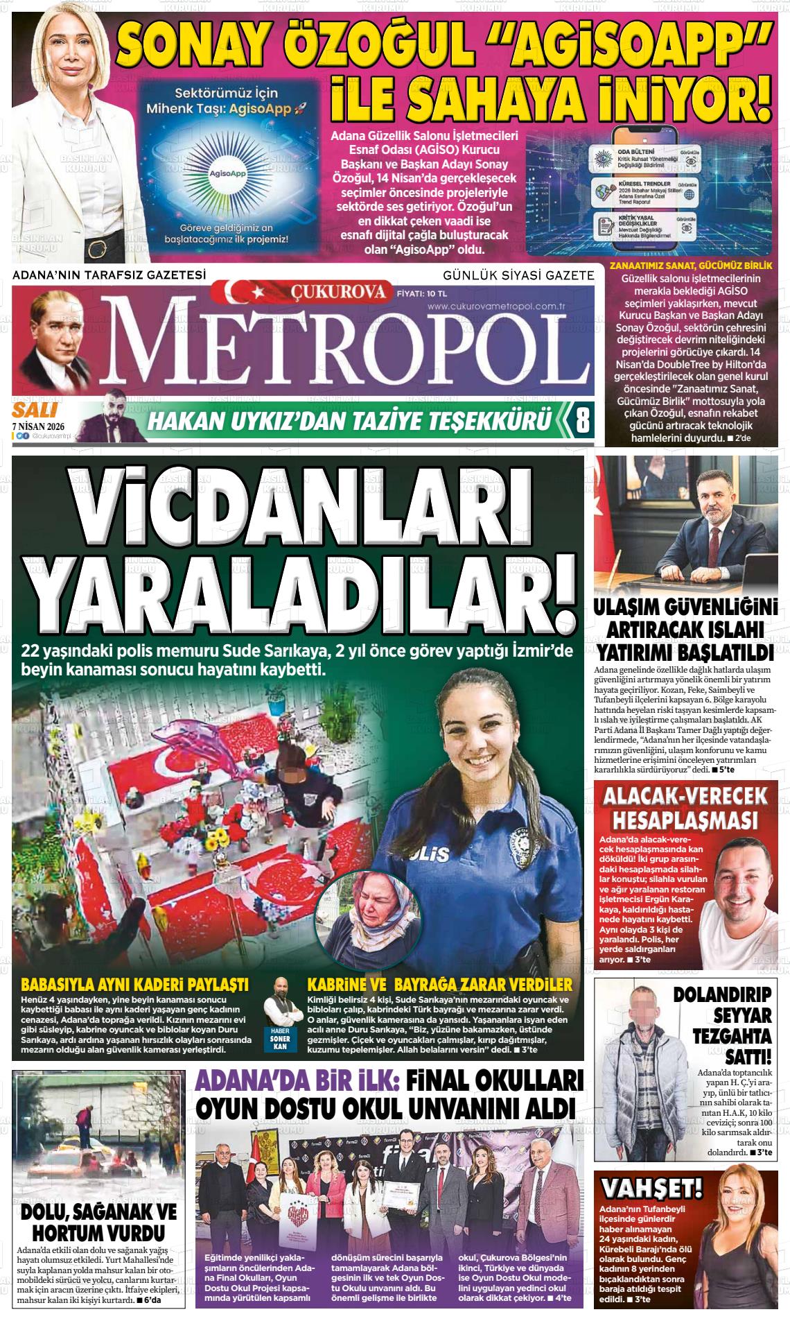 Adana Cukurovametropol 07.04.2026