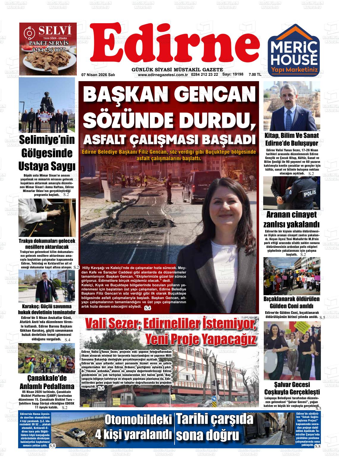 Edirne 07.04.2026