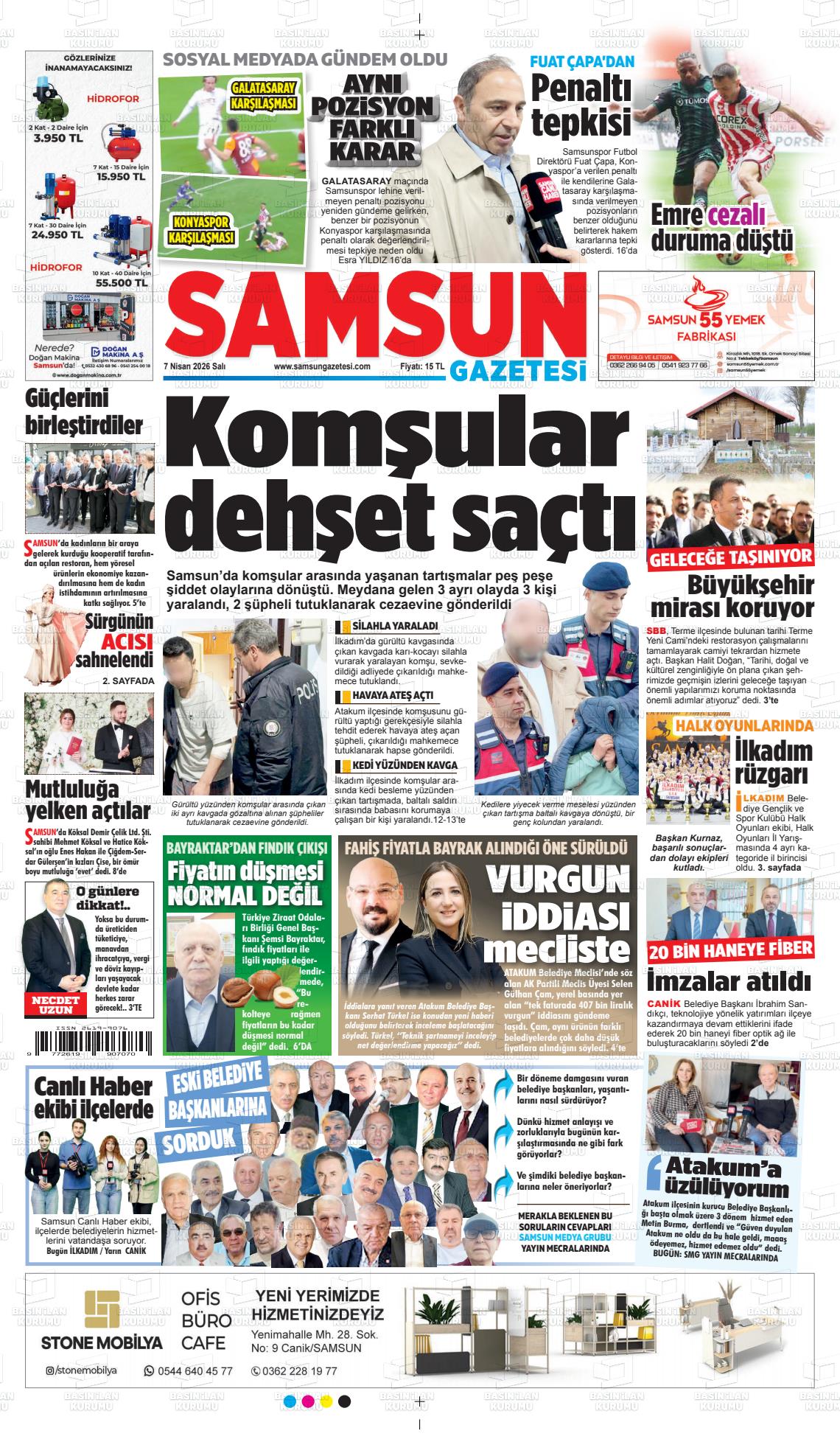 Samsun Ekip 07.04.2026