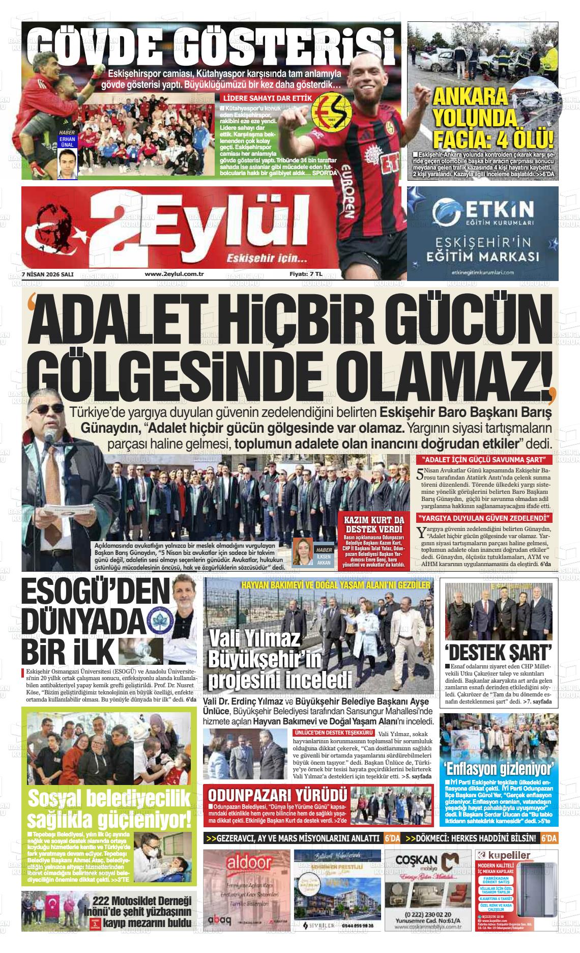 Eskisehir 2 Eylul 07.04.2026