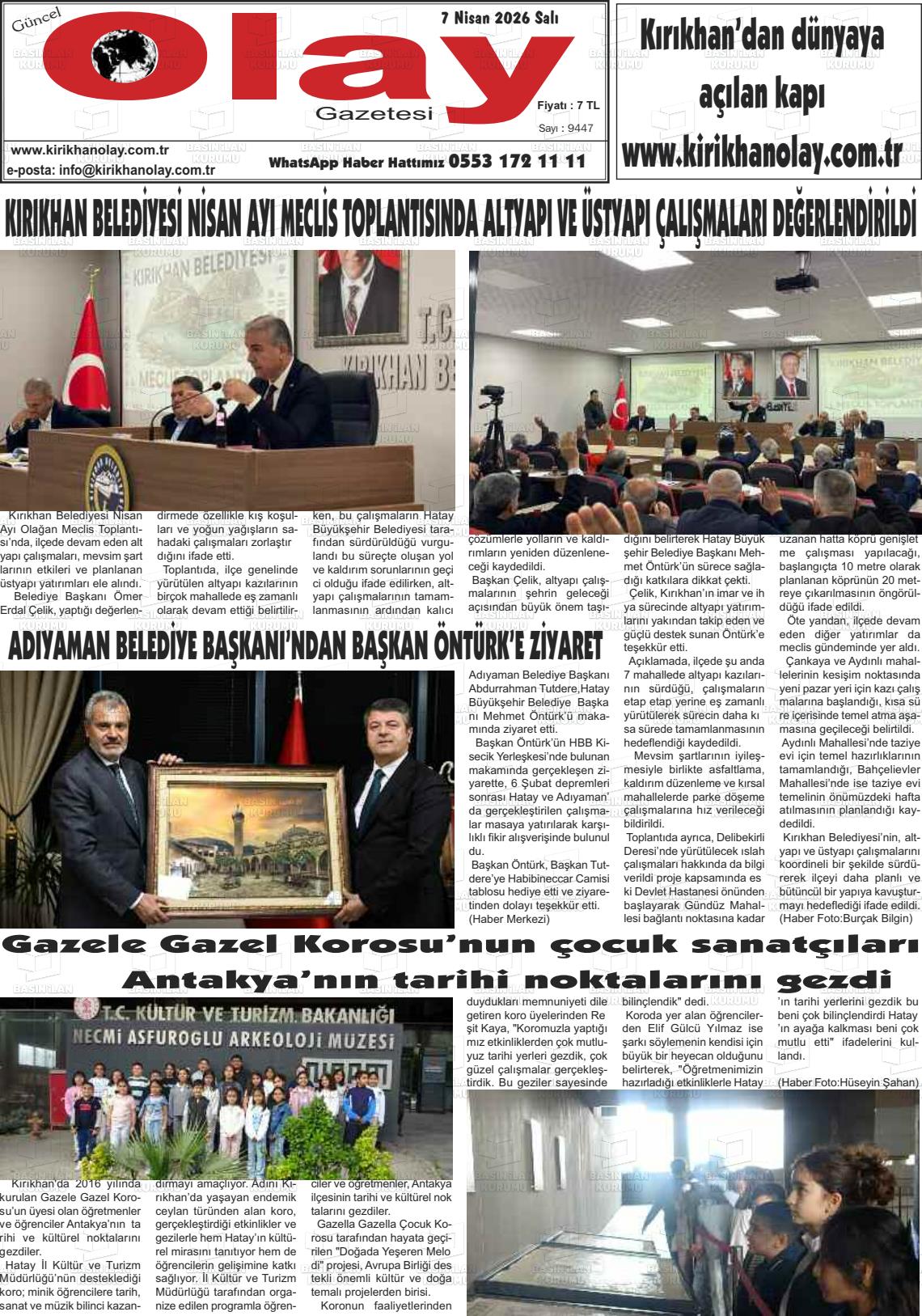 Hatay Guncelolay 07.04.2026