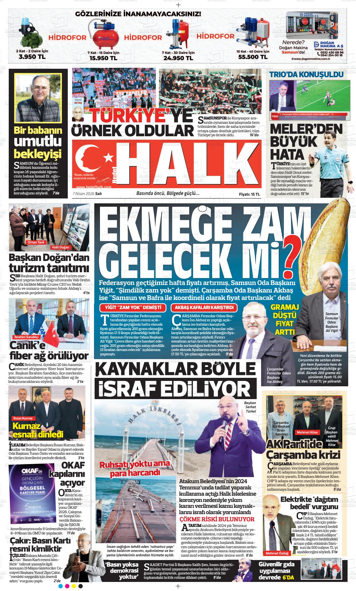 Samsun Hedefhalk 07.04.2026