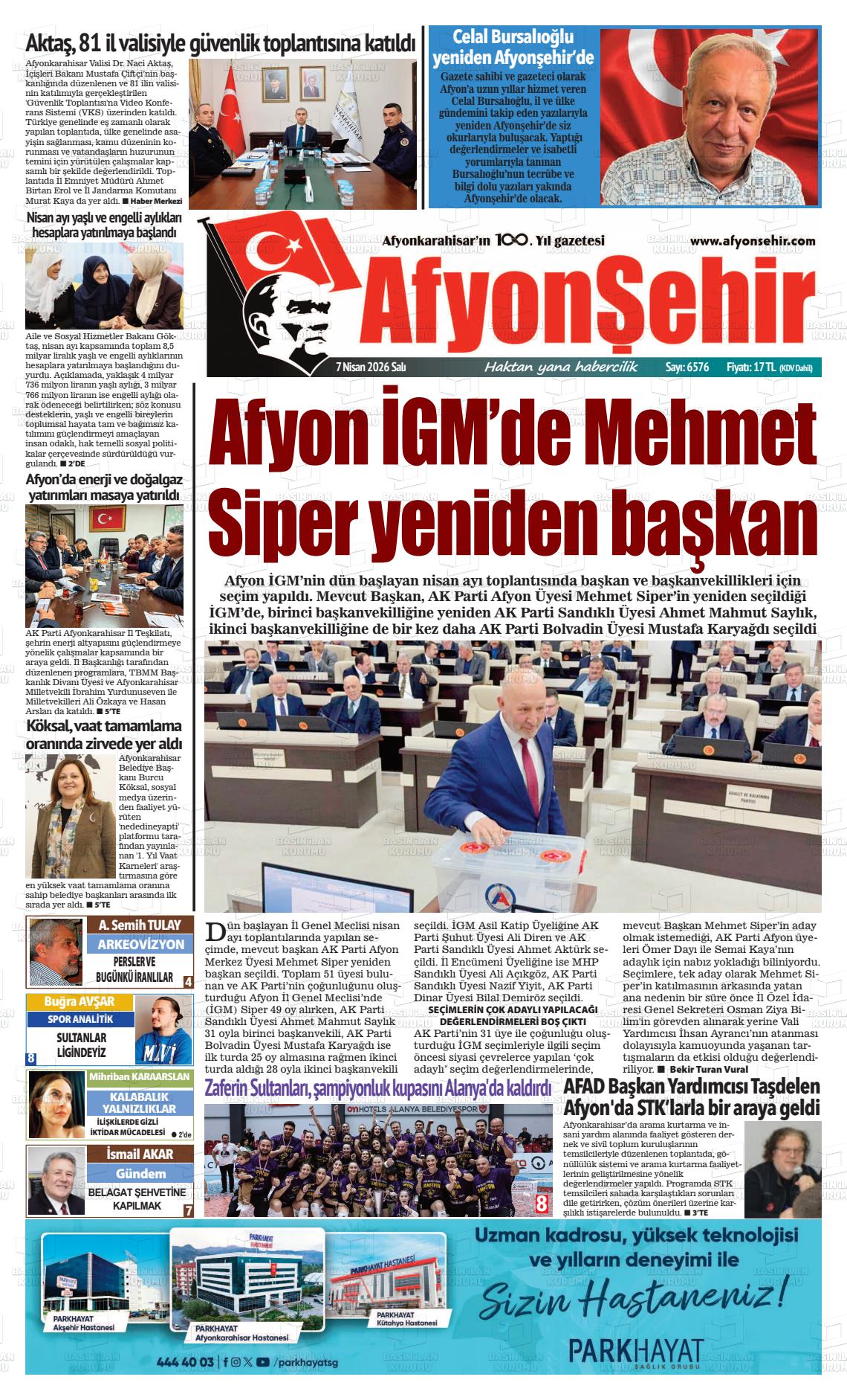 Afyonkarahisar Hisar 07.04.2026