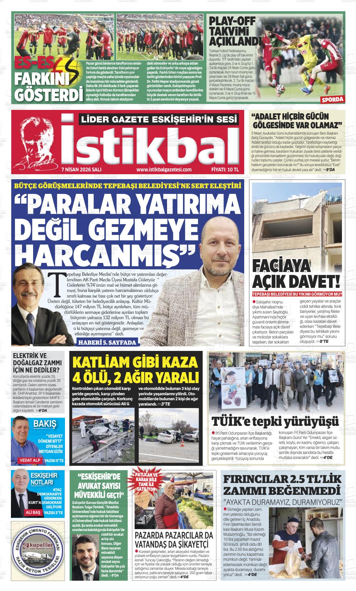 Eskisehir Istikbal 07.04.2026