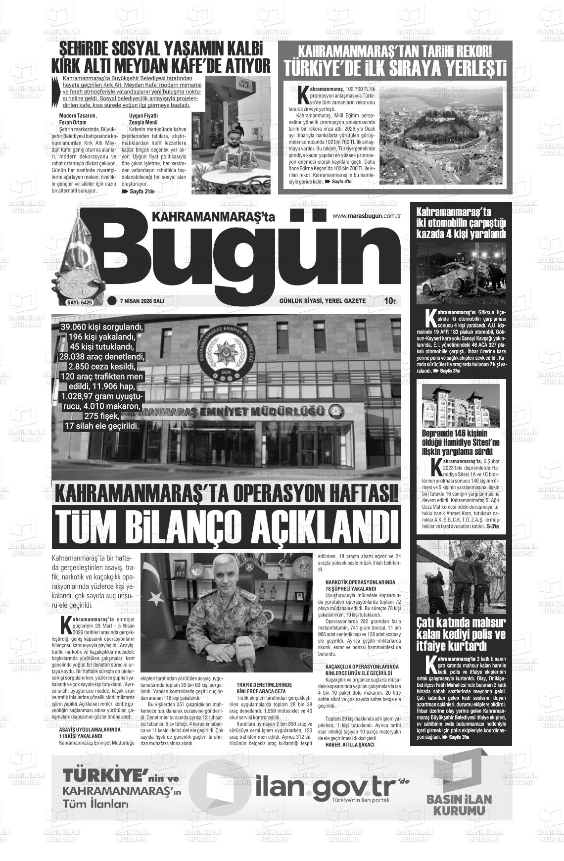 Kahramanmaras Tabugun 07.04.2026