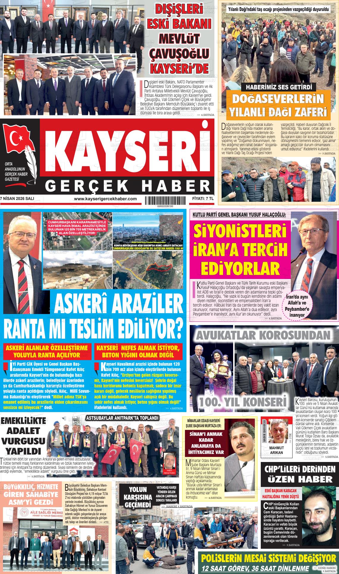 Kayseri Starhaber 07.04.2026
