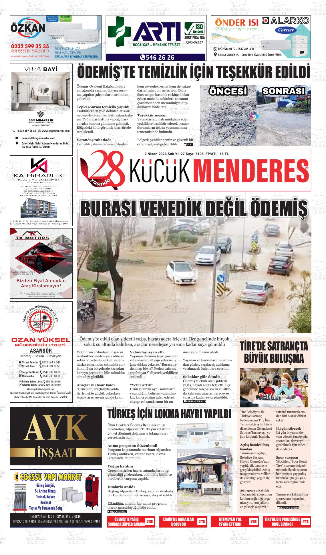 Izmir Kucukmenderes 07.04.2026